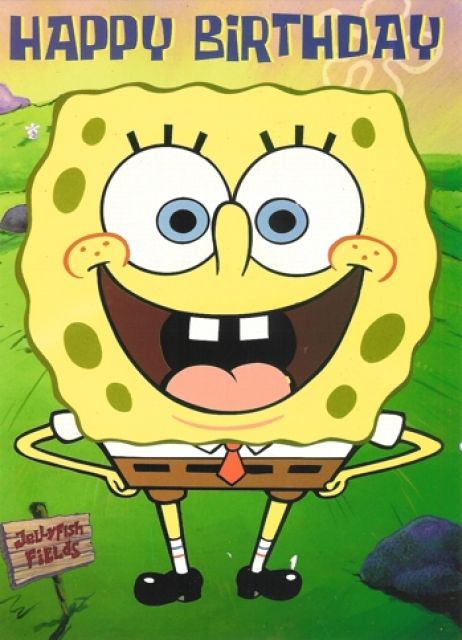 8 Best Images Of Spongebob Funny Printable Birthday Cards Spongebob 