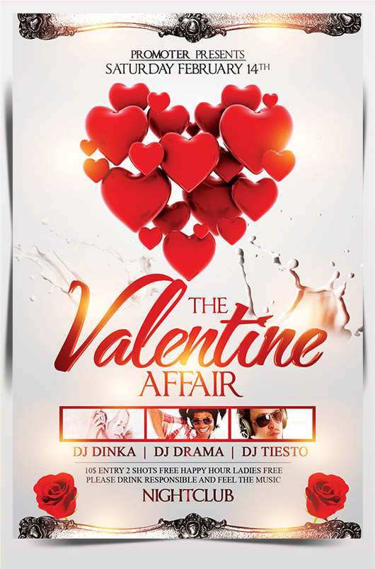 7 Best Images Of Valentine Flyer Template Free Printable Free 