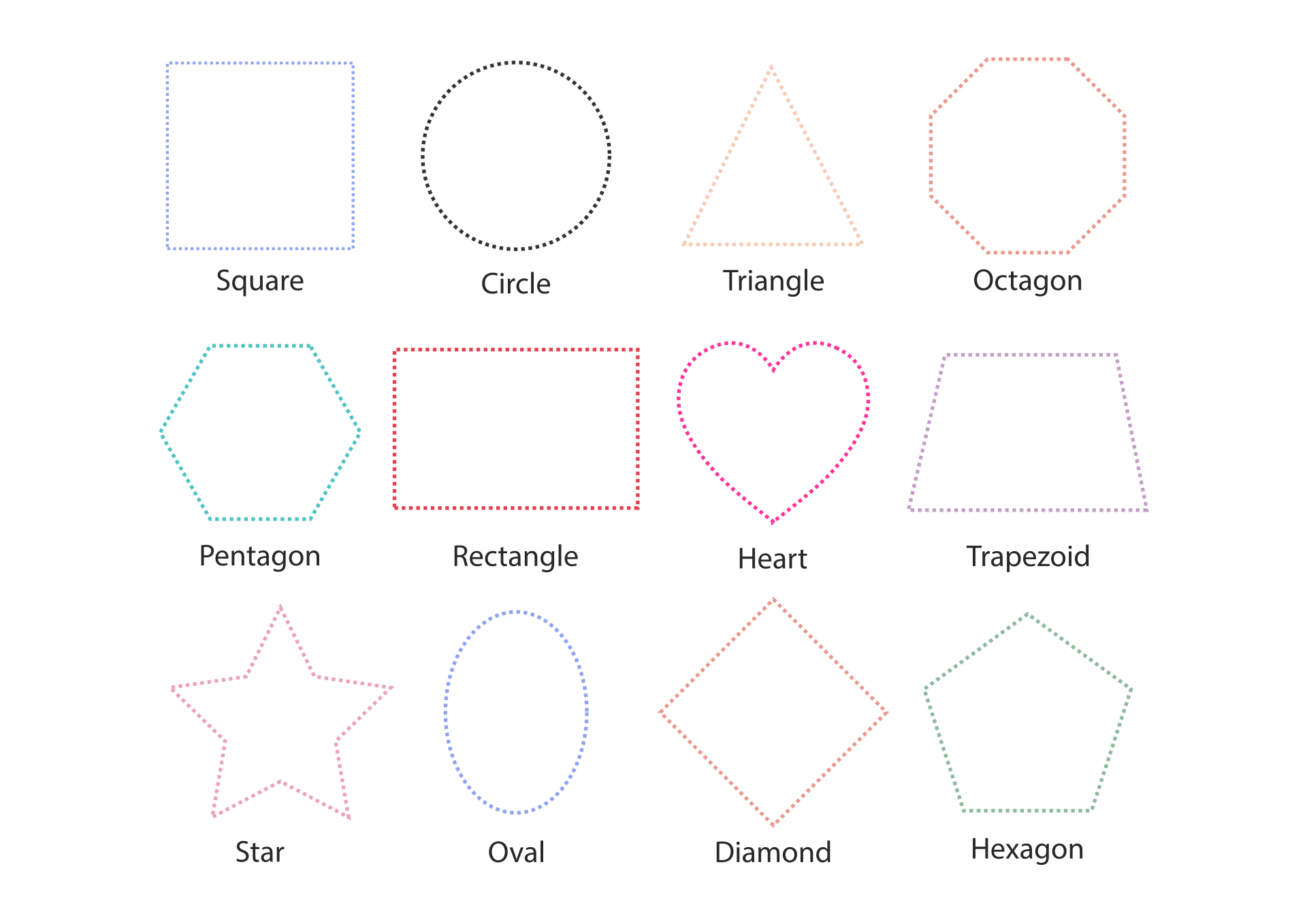 Printable Cut Out Shapes