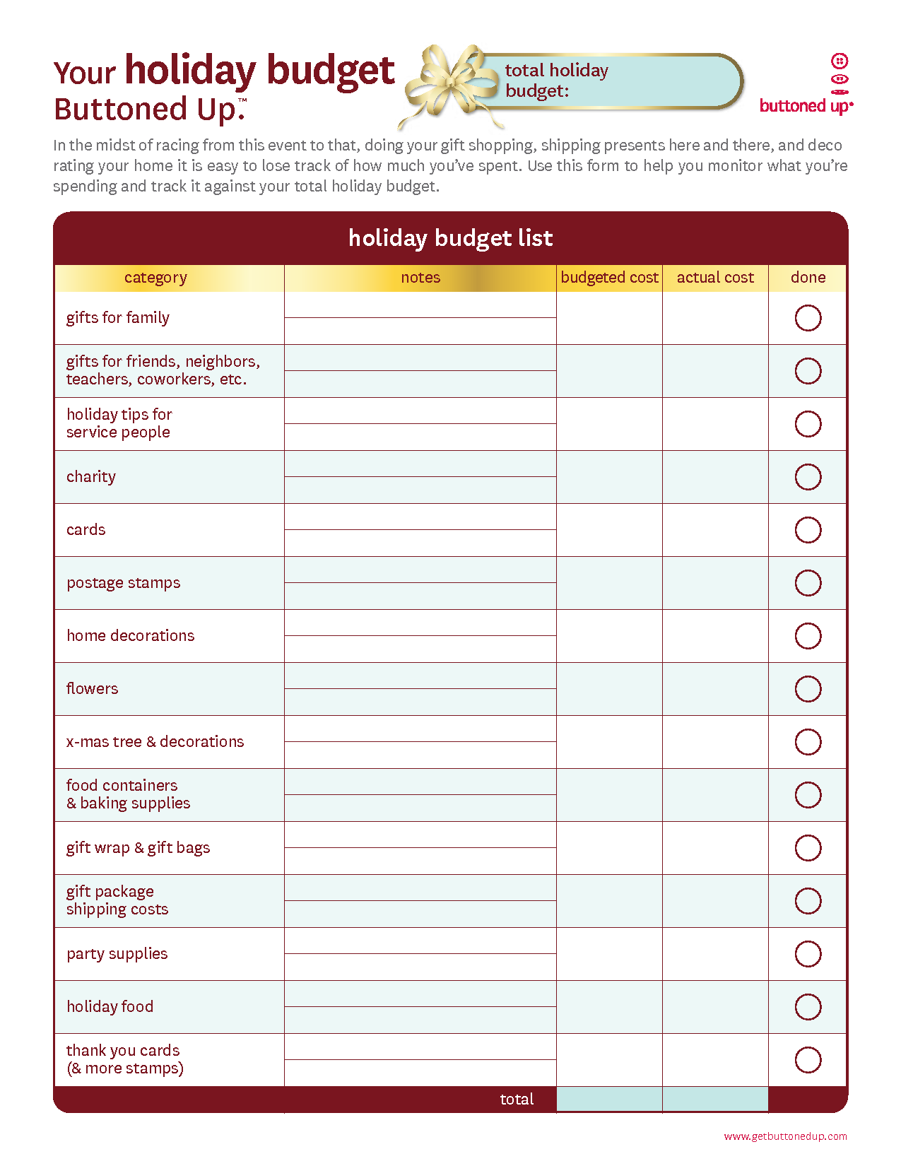 Free Printable Budget Worksheet For High School Students