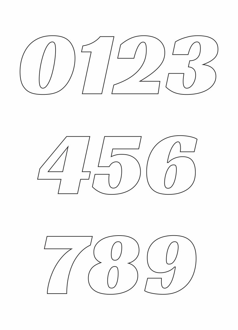 9 Best Images Of Printable Block Numbers 1 10 Free Printable Numbers 