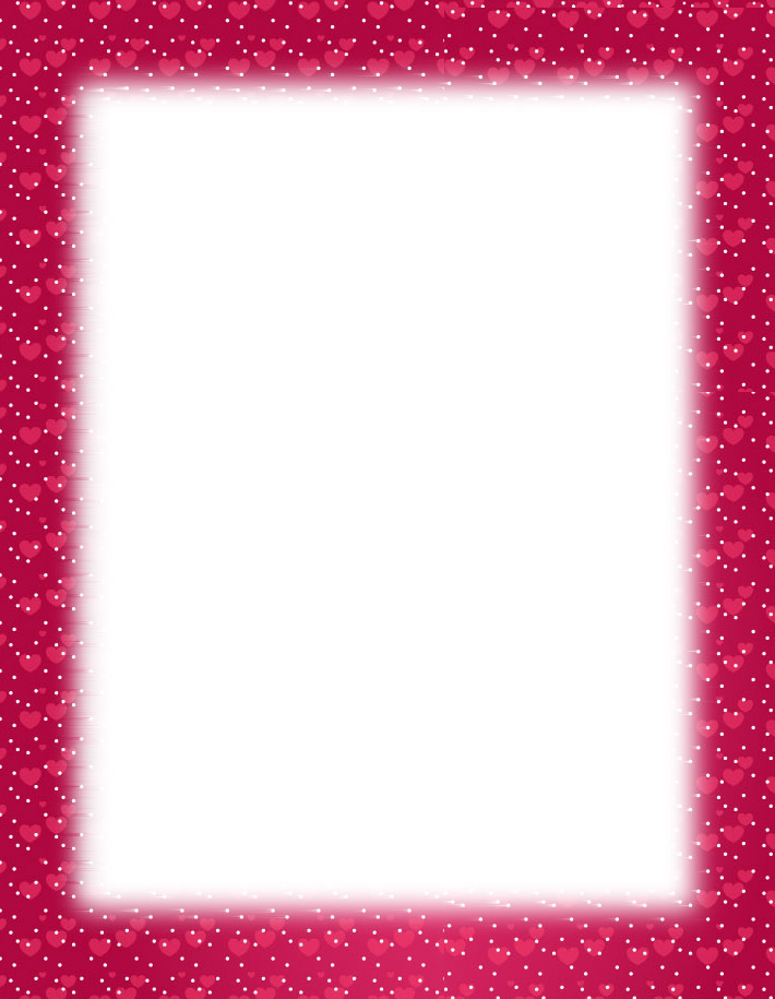 Free Printable Valentine Stationery Borders