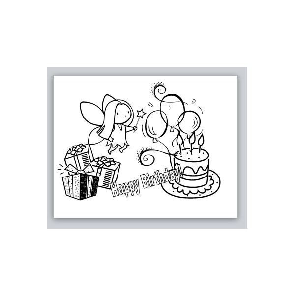 5 Best Images Of Black And White Printable Birthday Cards Black And 