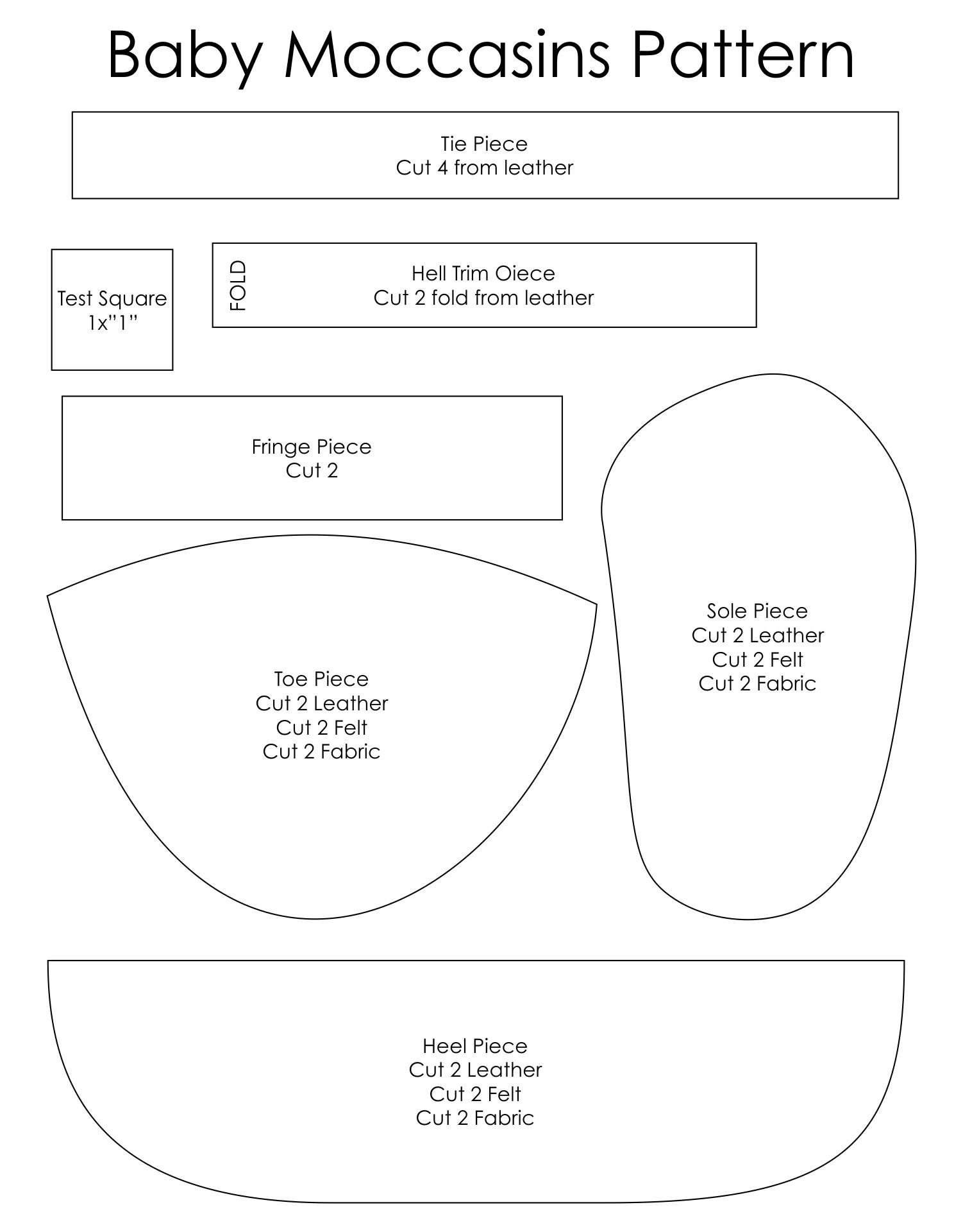 4 Best Images Of Baby Moccasin Pattern Printable Free Baby Moccasin Printable Patterns