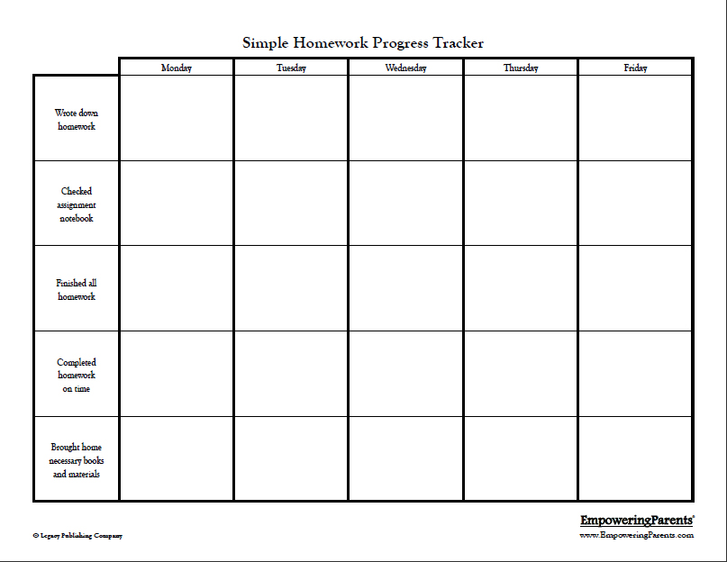 2 Best Images Of Printable Goal Charts For Adults Free Weekly Behavior Chart Goal Planning