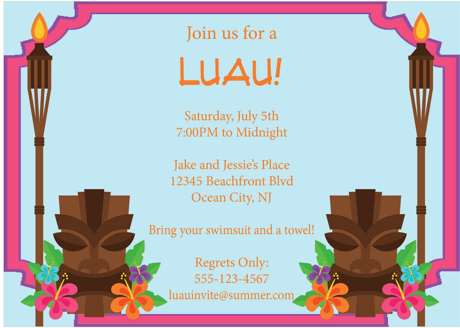 9 Best Images Of Free Printable Luau Flyers Free Printable Luau Invitation Templates Free 