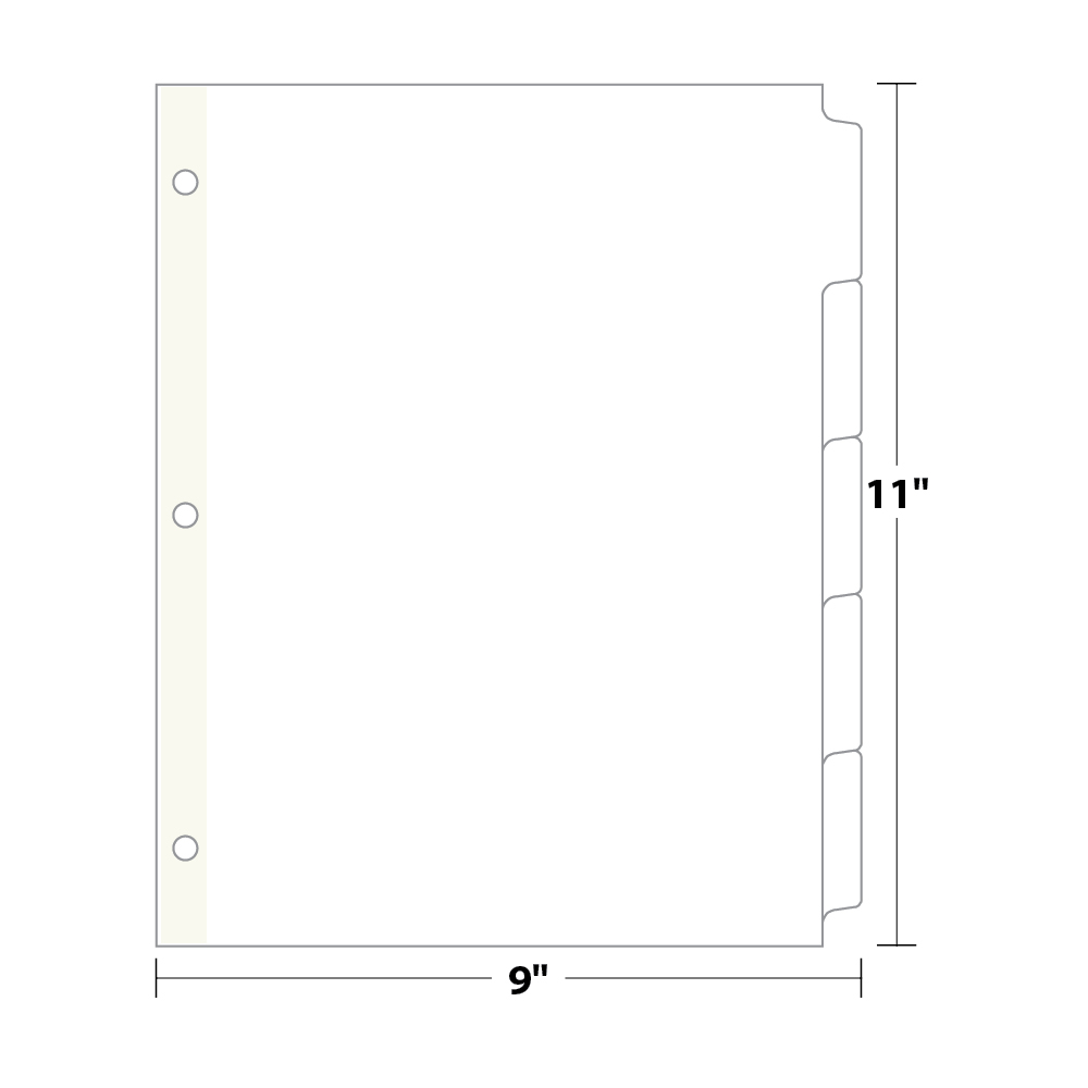 Printable 5 tab Divider Template Printable Word Searches