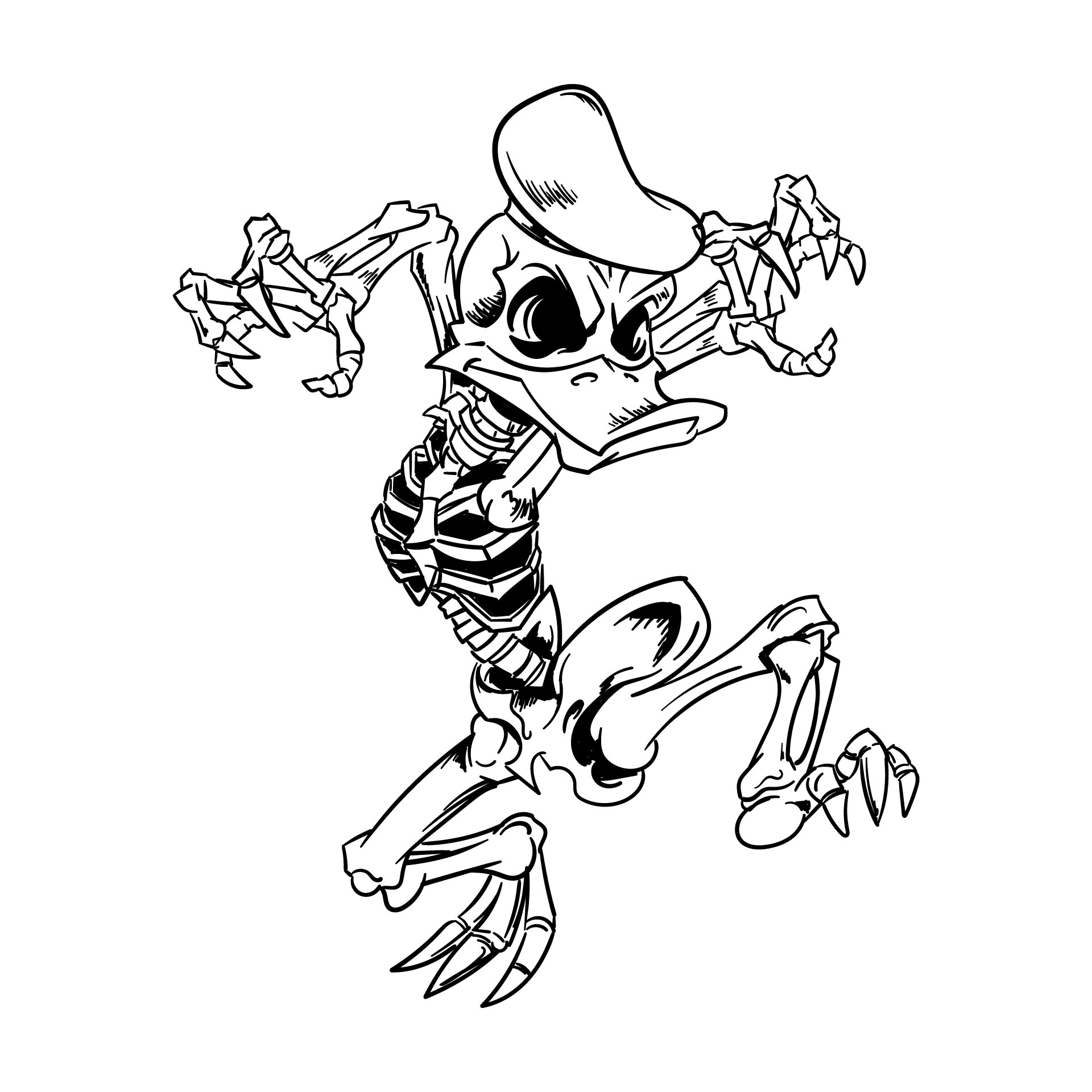 15 Best Halloween Skeleton Coloring Pages Printables PDF For Free At