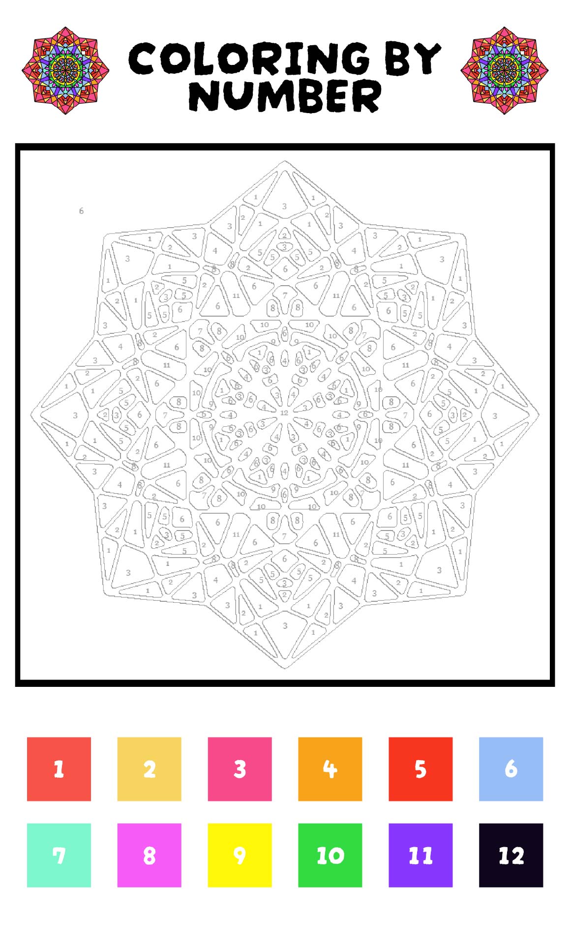 Inspirational Color by Number Printables for Adults Pdf -  Thevillageanthology.com