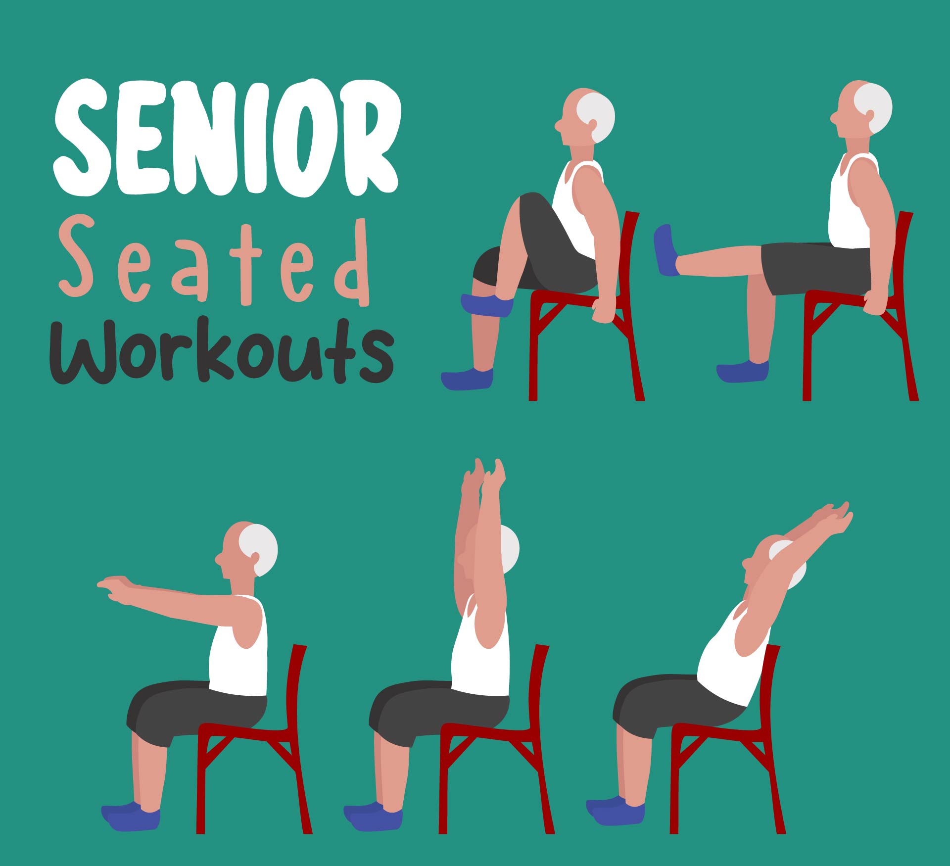 9 Best Printable Chair Exercise Routines PDF for Free at Printablee
