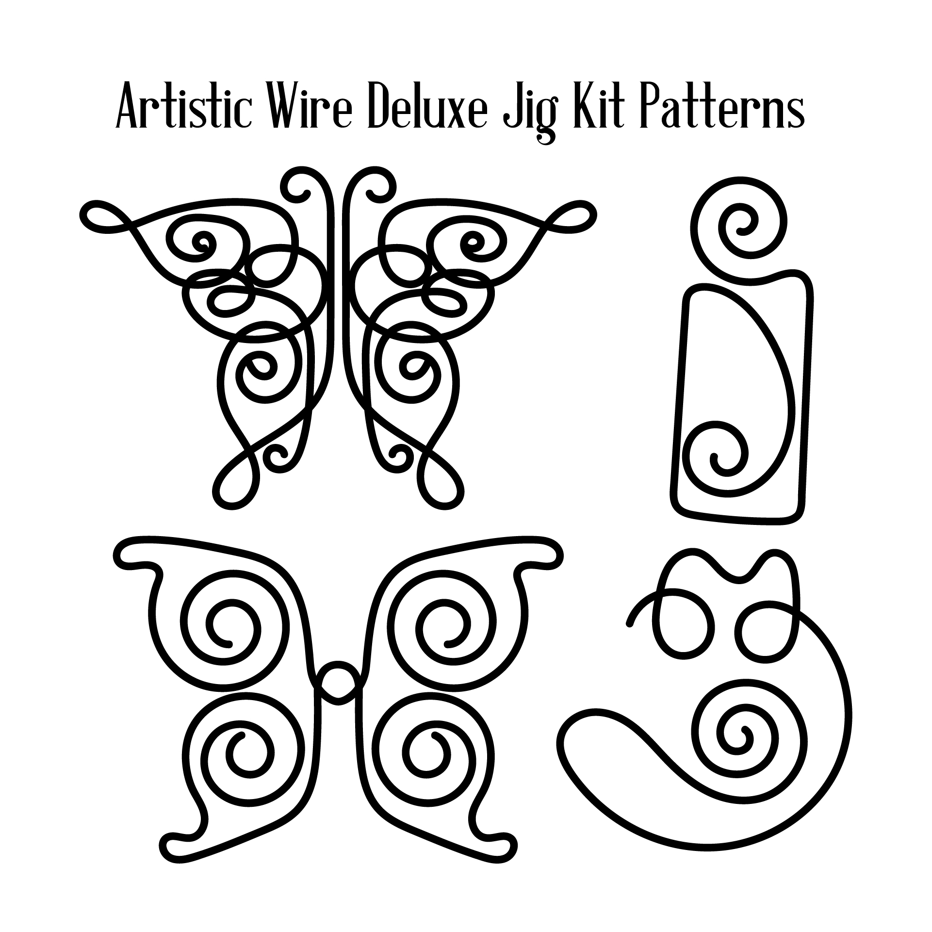 Artistic Wire Deluxe Jig Kit Patterns