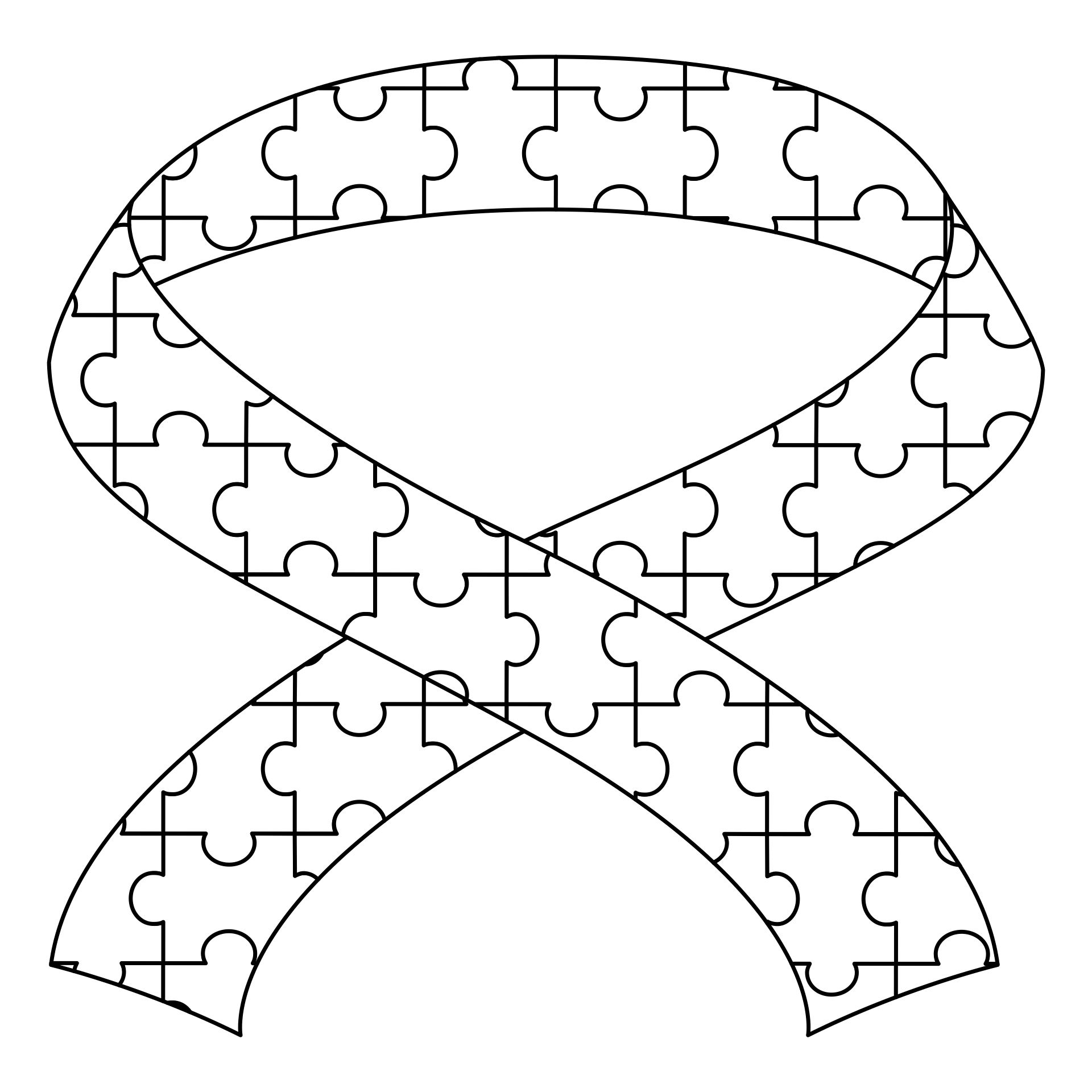 Autism Ribbon Coloring Page