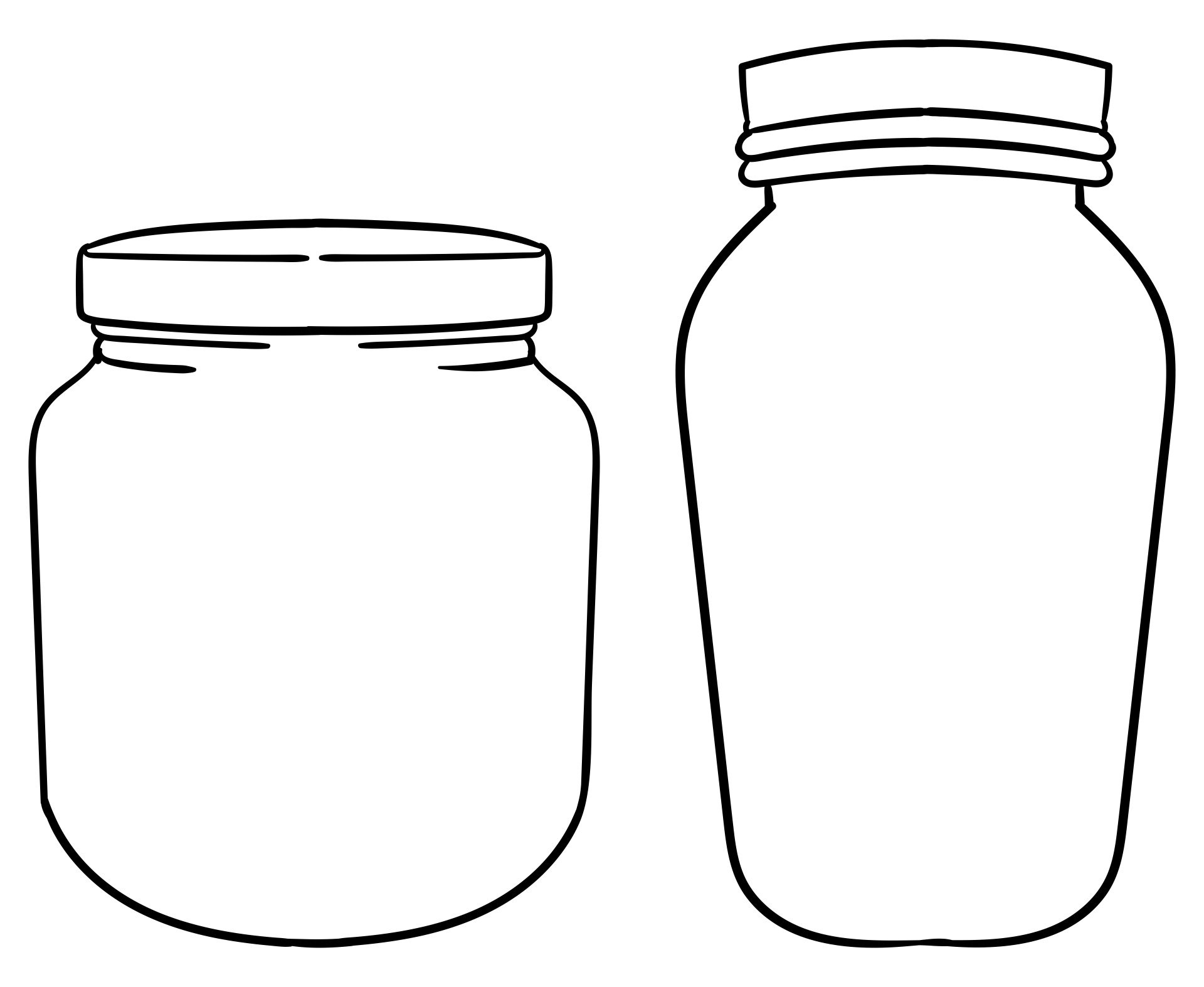 Empty Jar Template