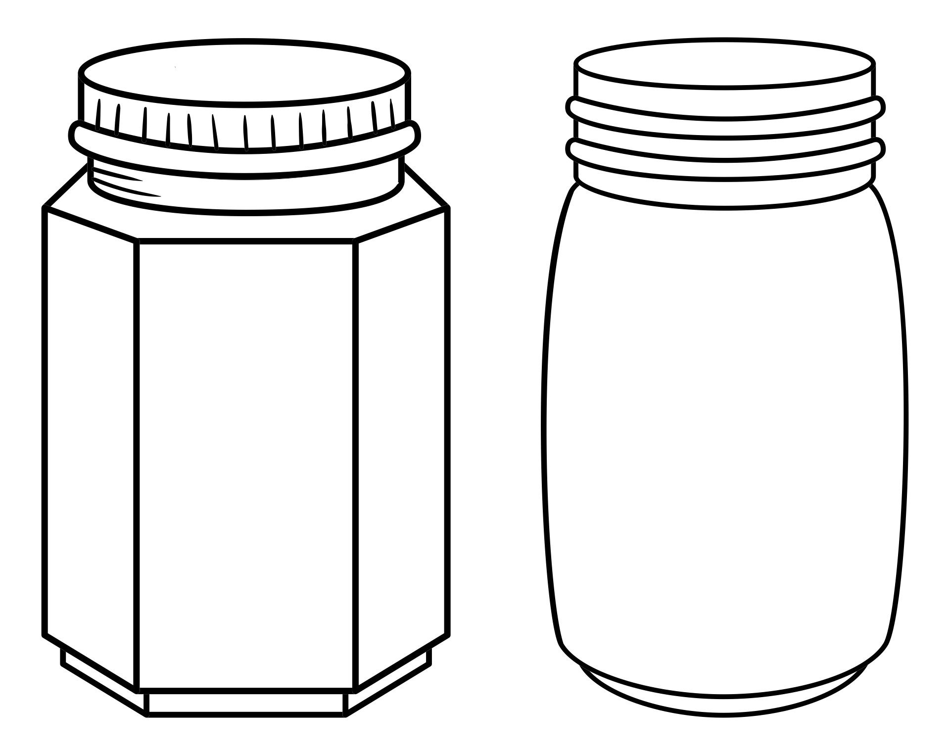 Printable Canning Mason Jar Templates