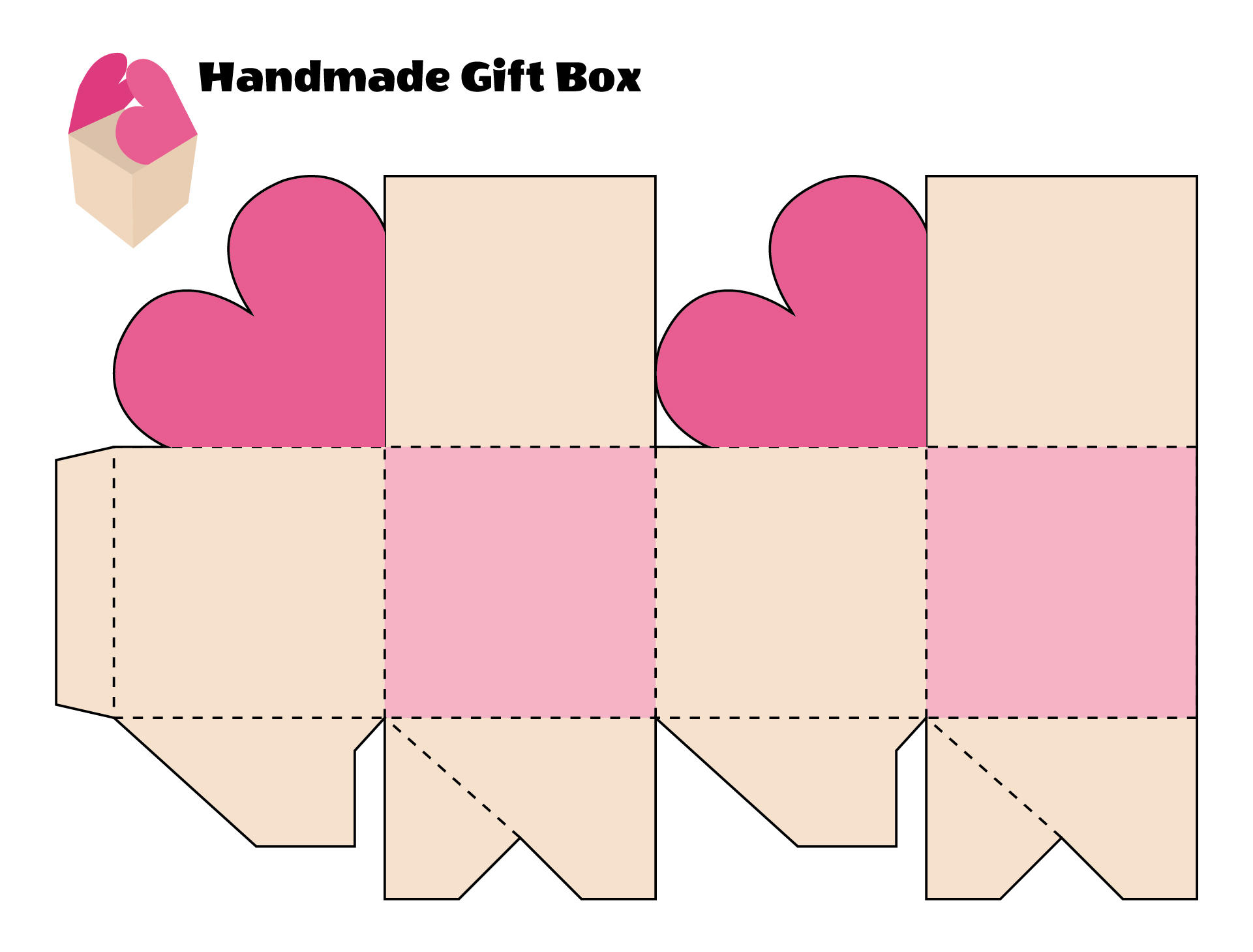 Handmade Gift Box Template