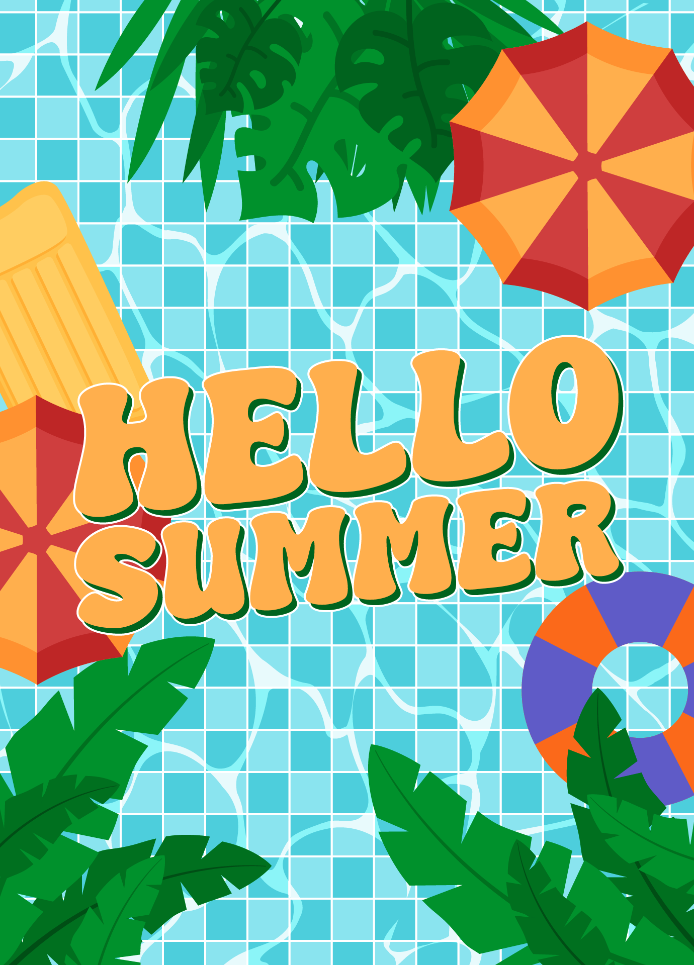 Hello Summer Banner Template
