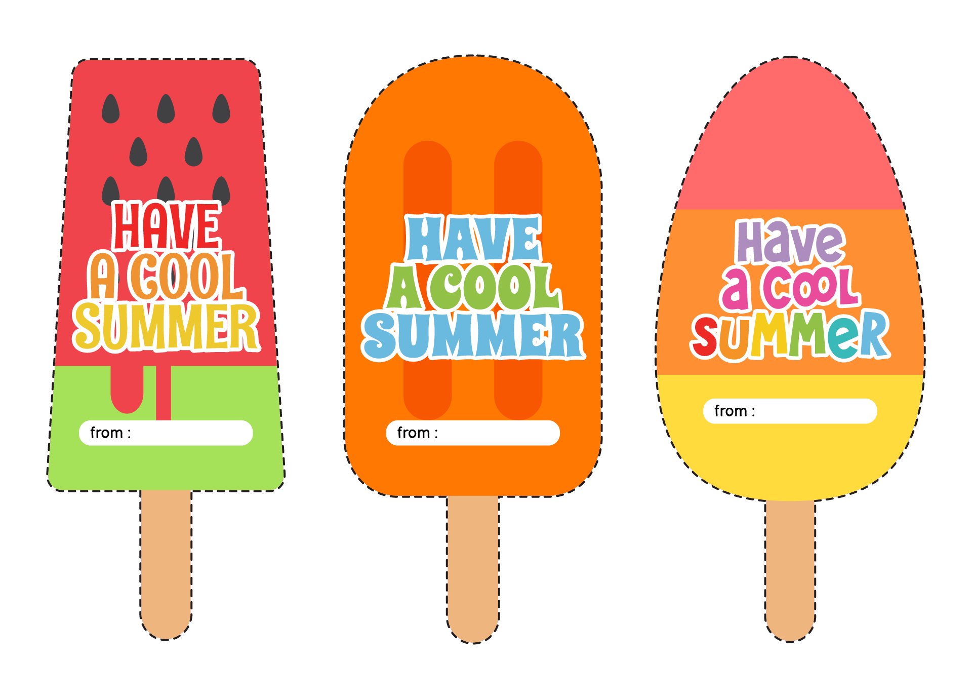 Popsicle Have A Cool Summer Tags