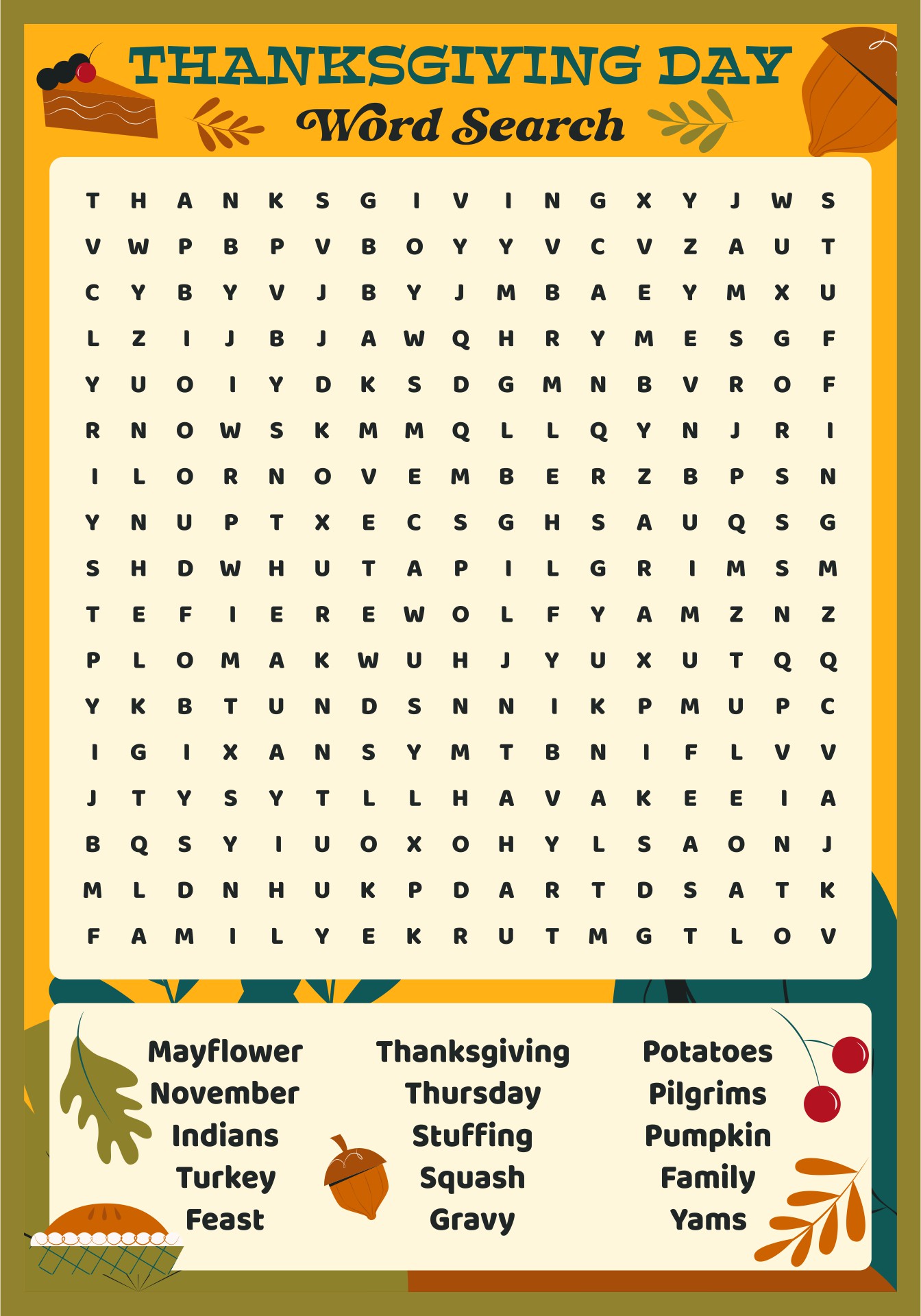 Printable Word Searches For Kids