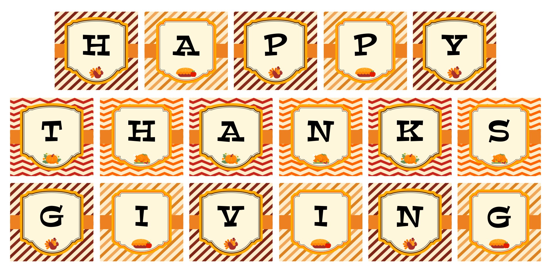 Thanksgiving Banner Printable