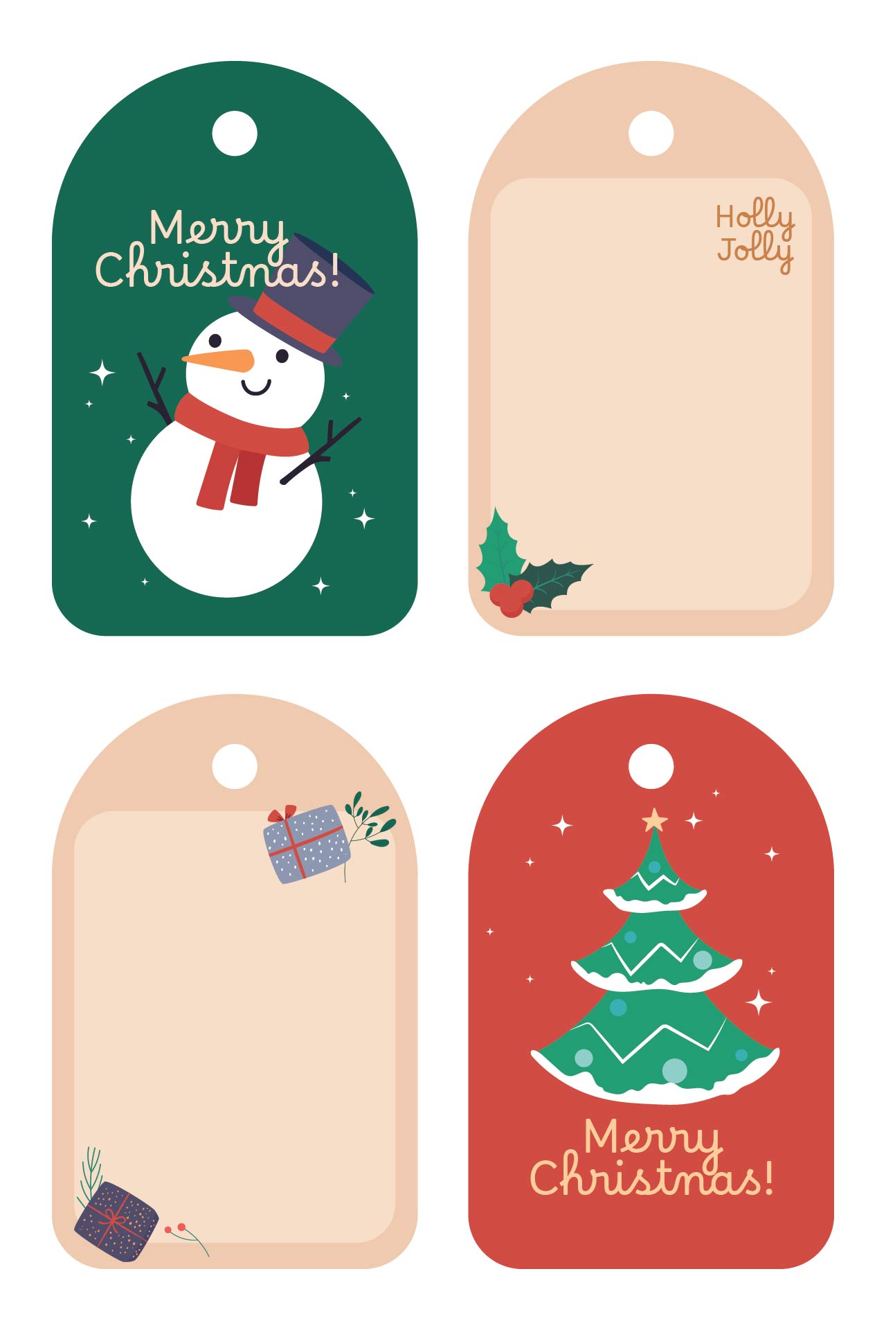 Christmas And Advent Gift Tags