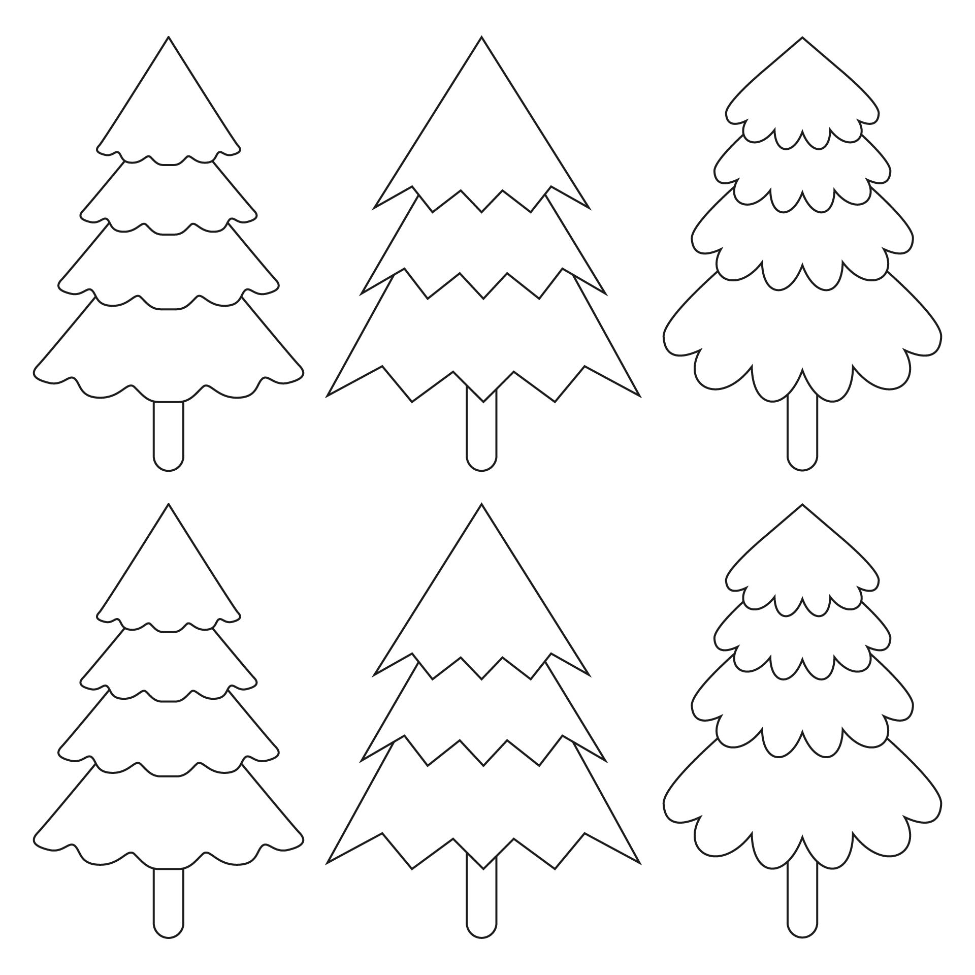 Christmas Tree Outline