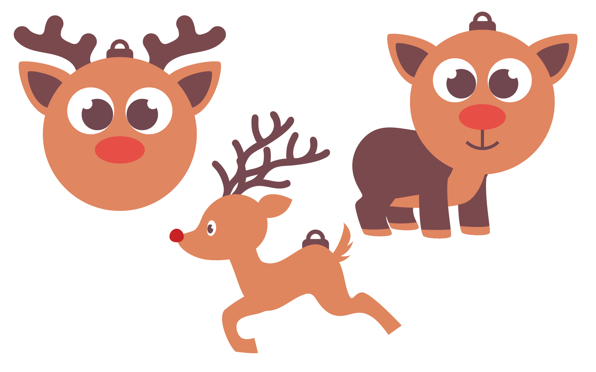 Paper Christmas Ornament Reindeer