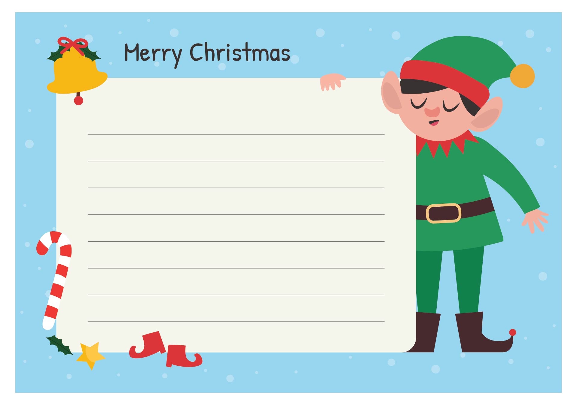 Elf On The Shelf Printable Notes