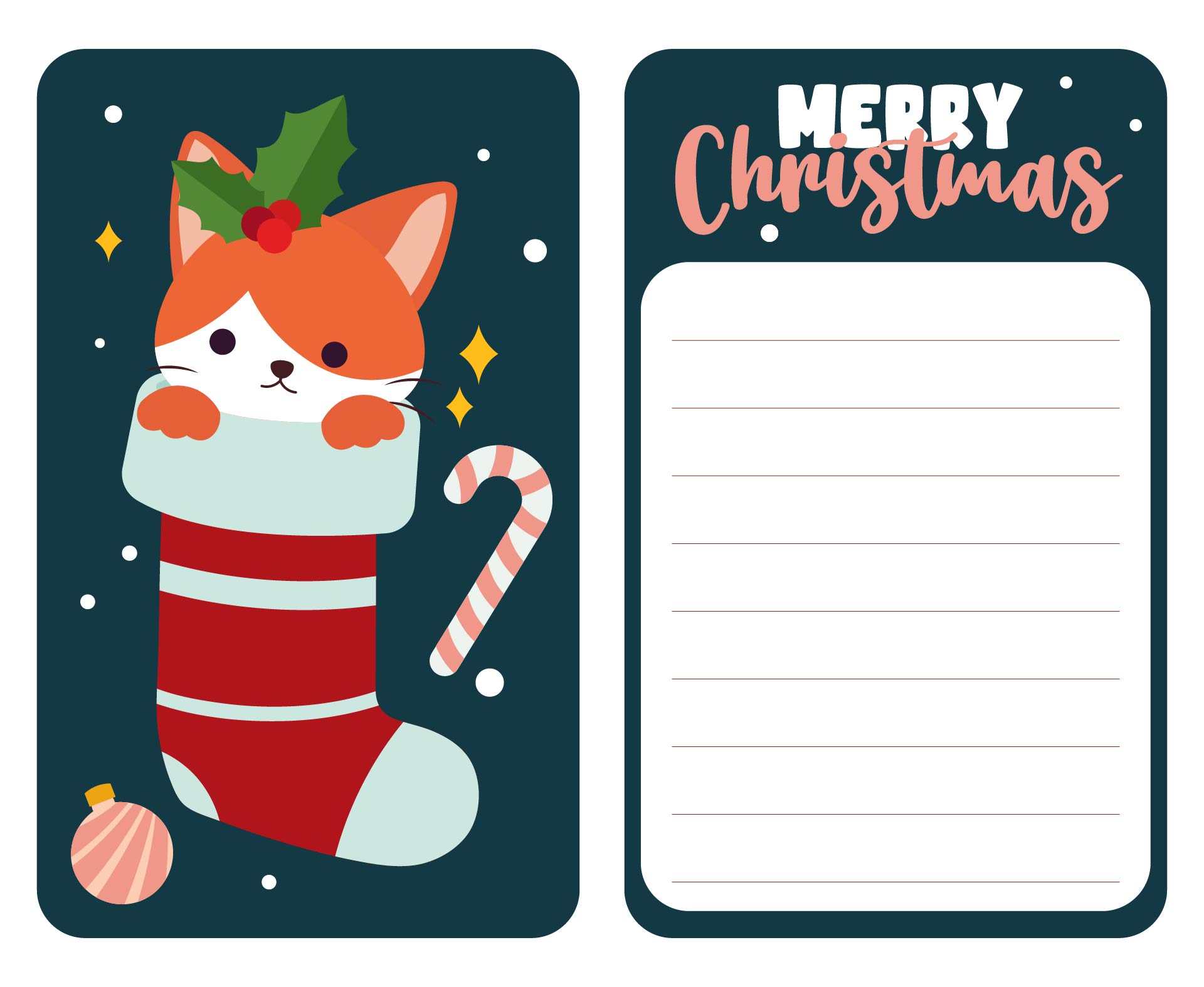 Printable Christmas Greeting Cards For Friends