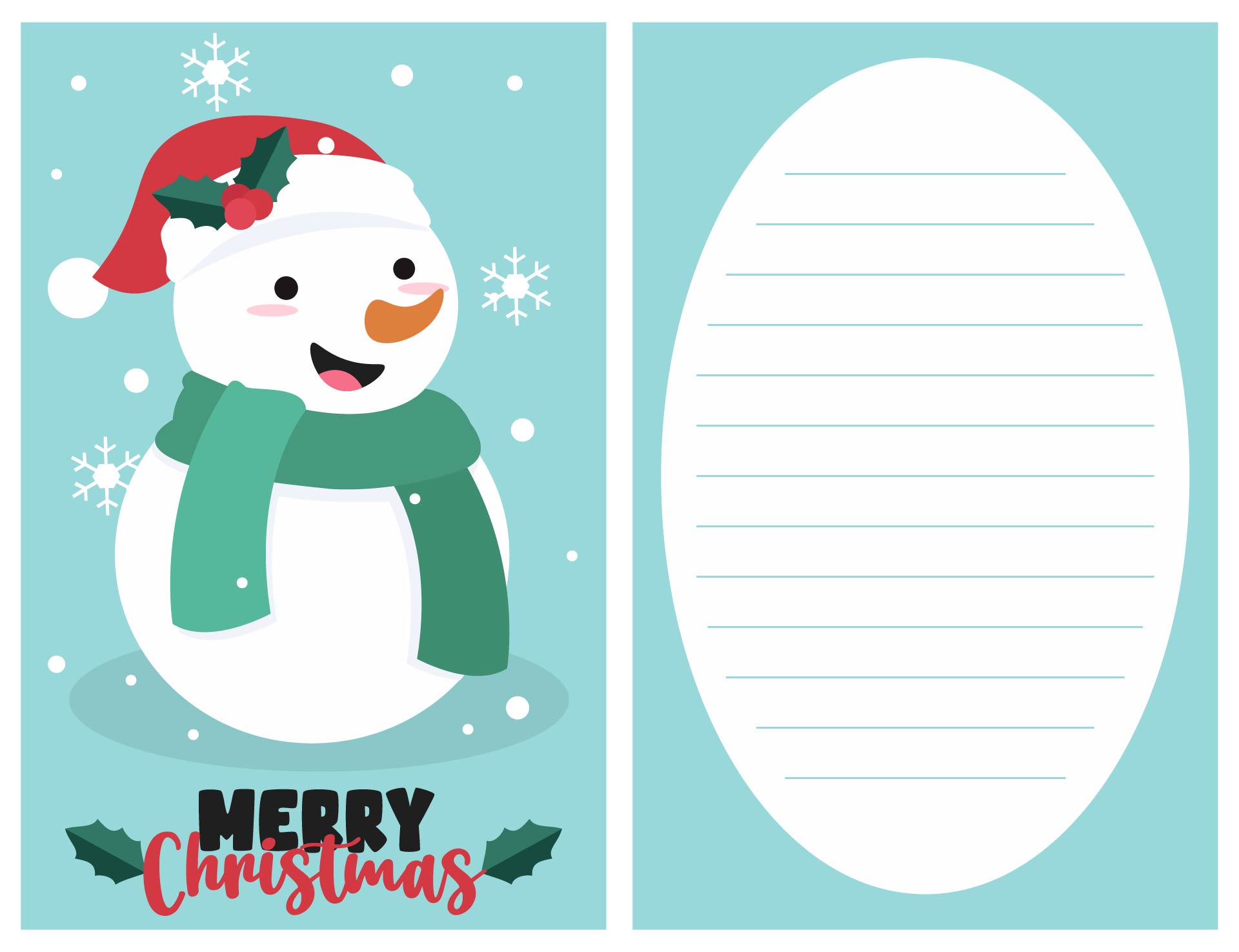 Printable Christmas Wishes Cards For Friends