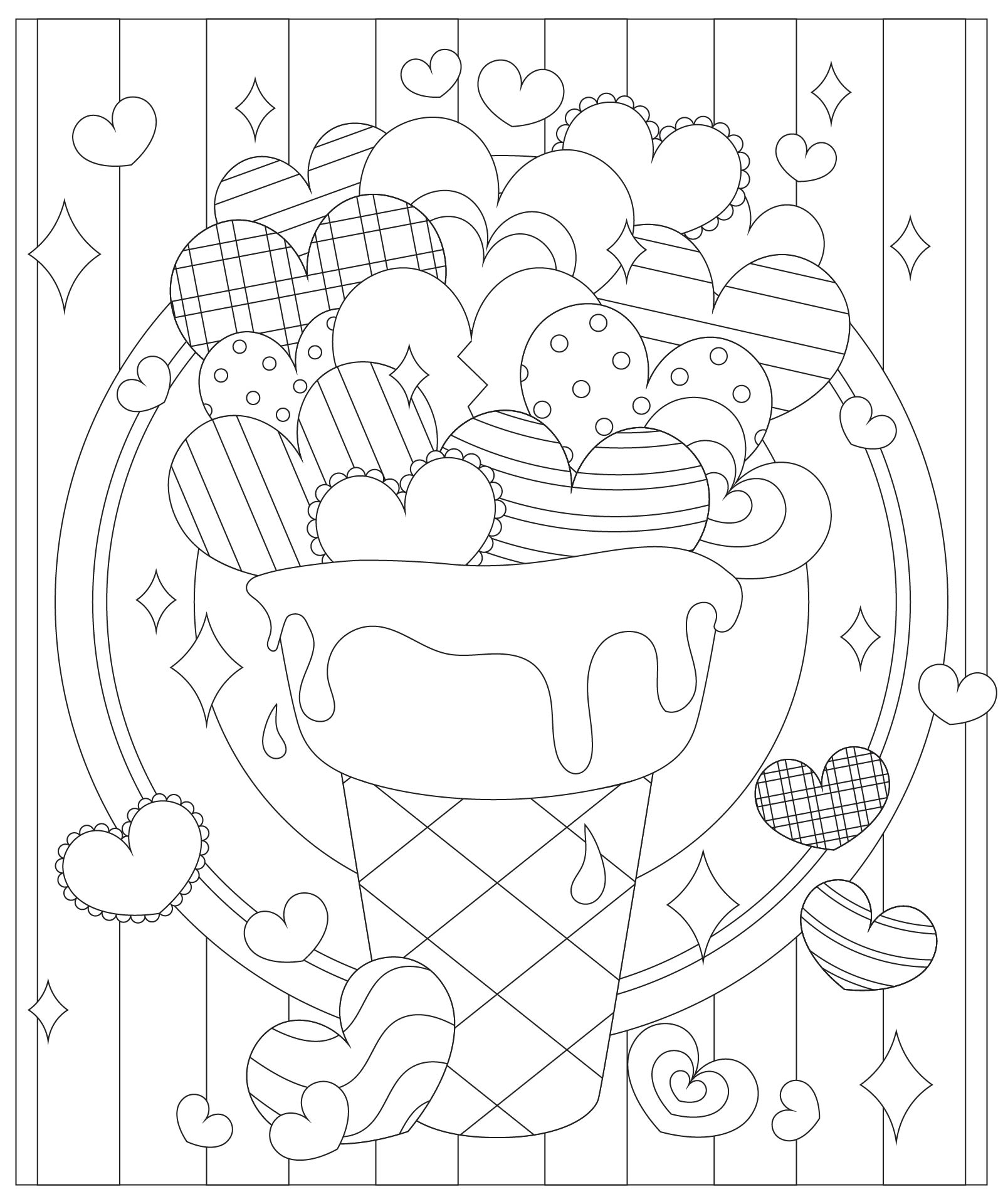 Adult Romantic Coloring Pages Printable