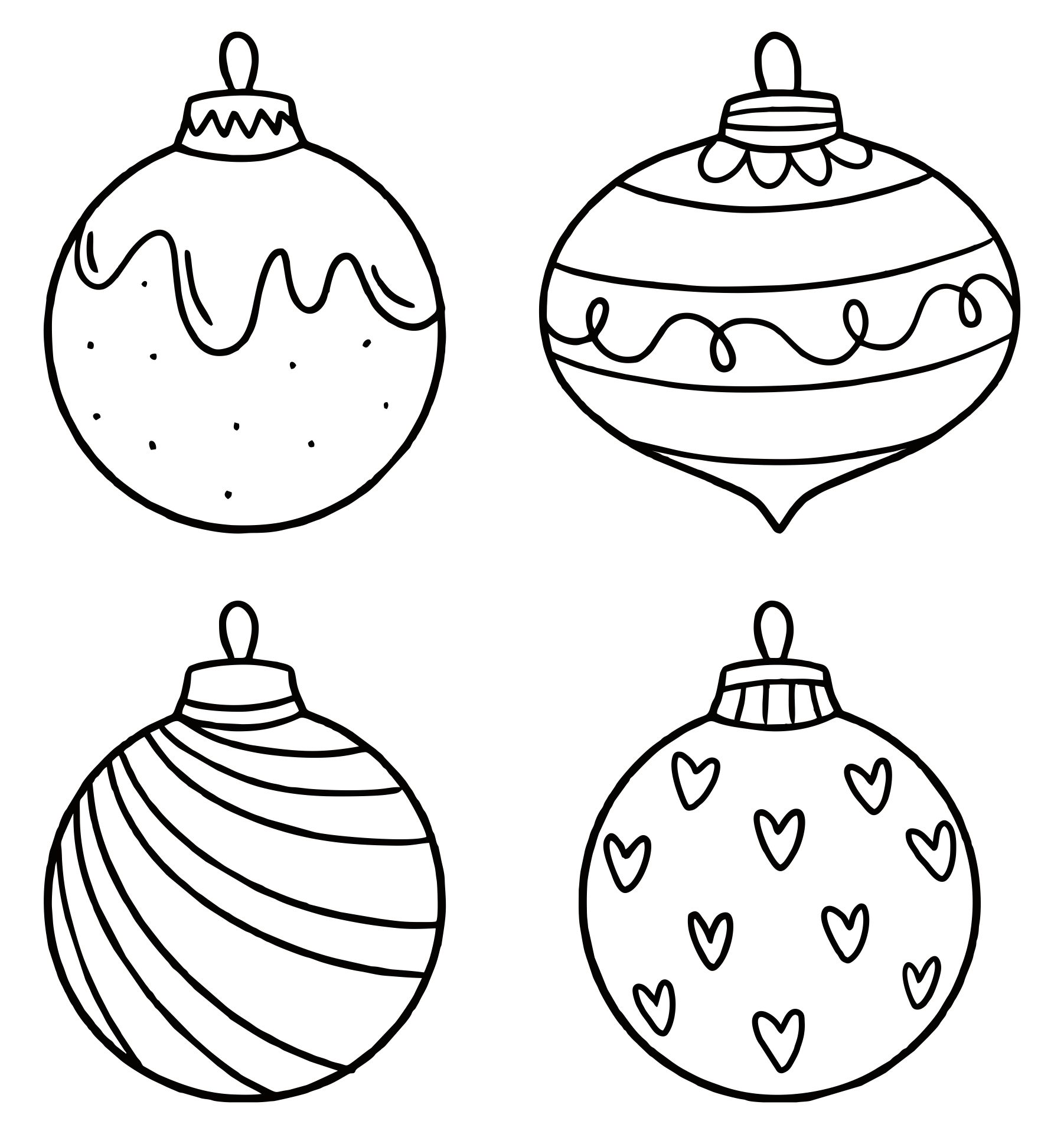 Christmas Ornament Printable For Toddlers