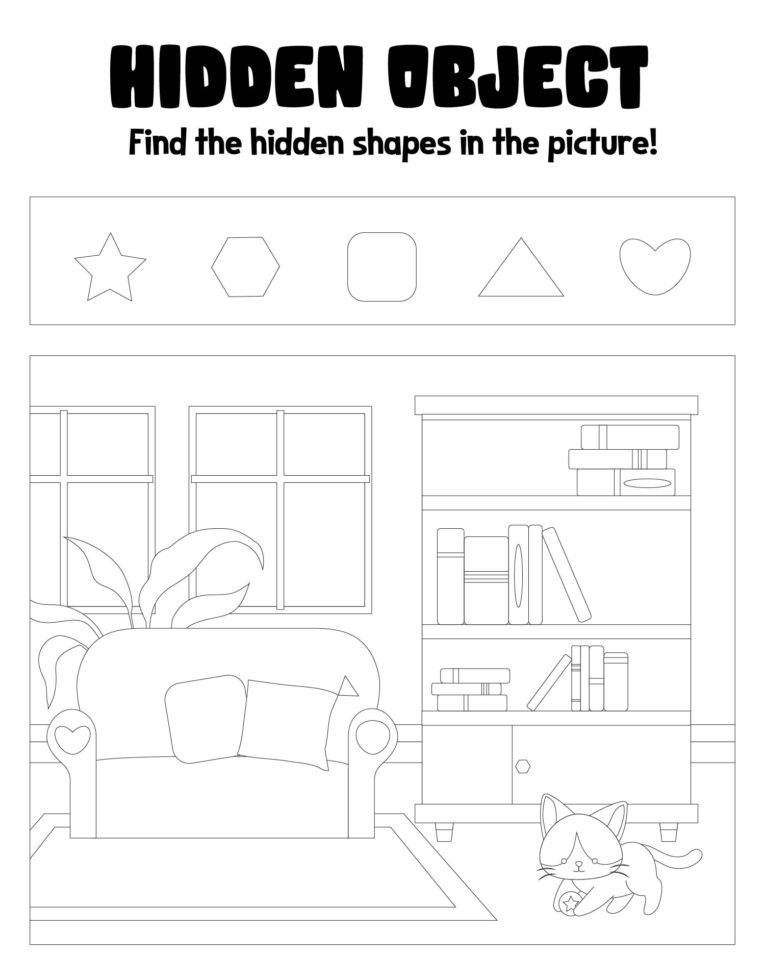 Mystery Theme Hidden Object Sheets