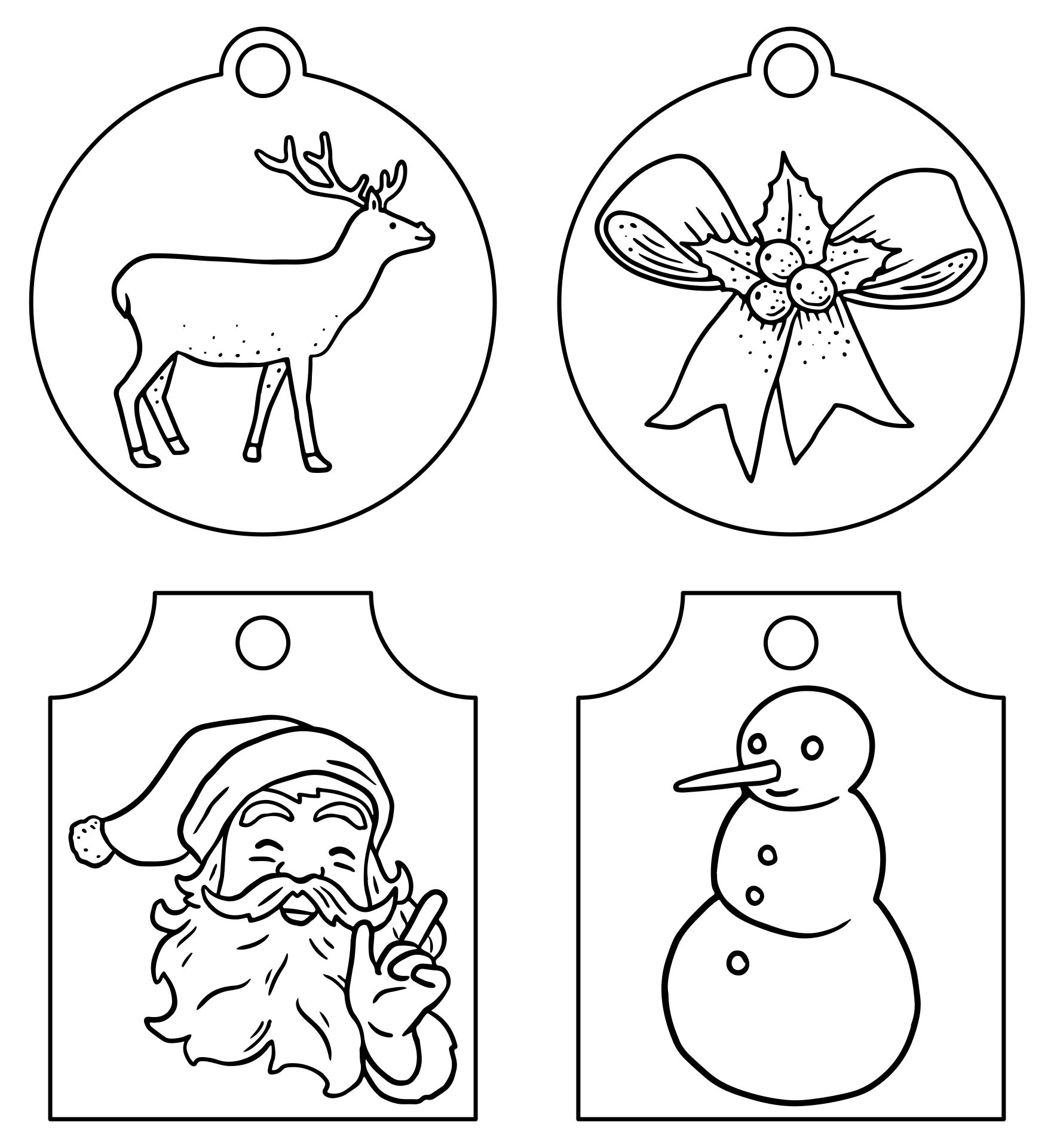 Printable Christmas Gift Tags For Kids