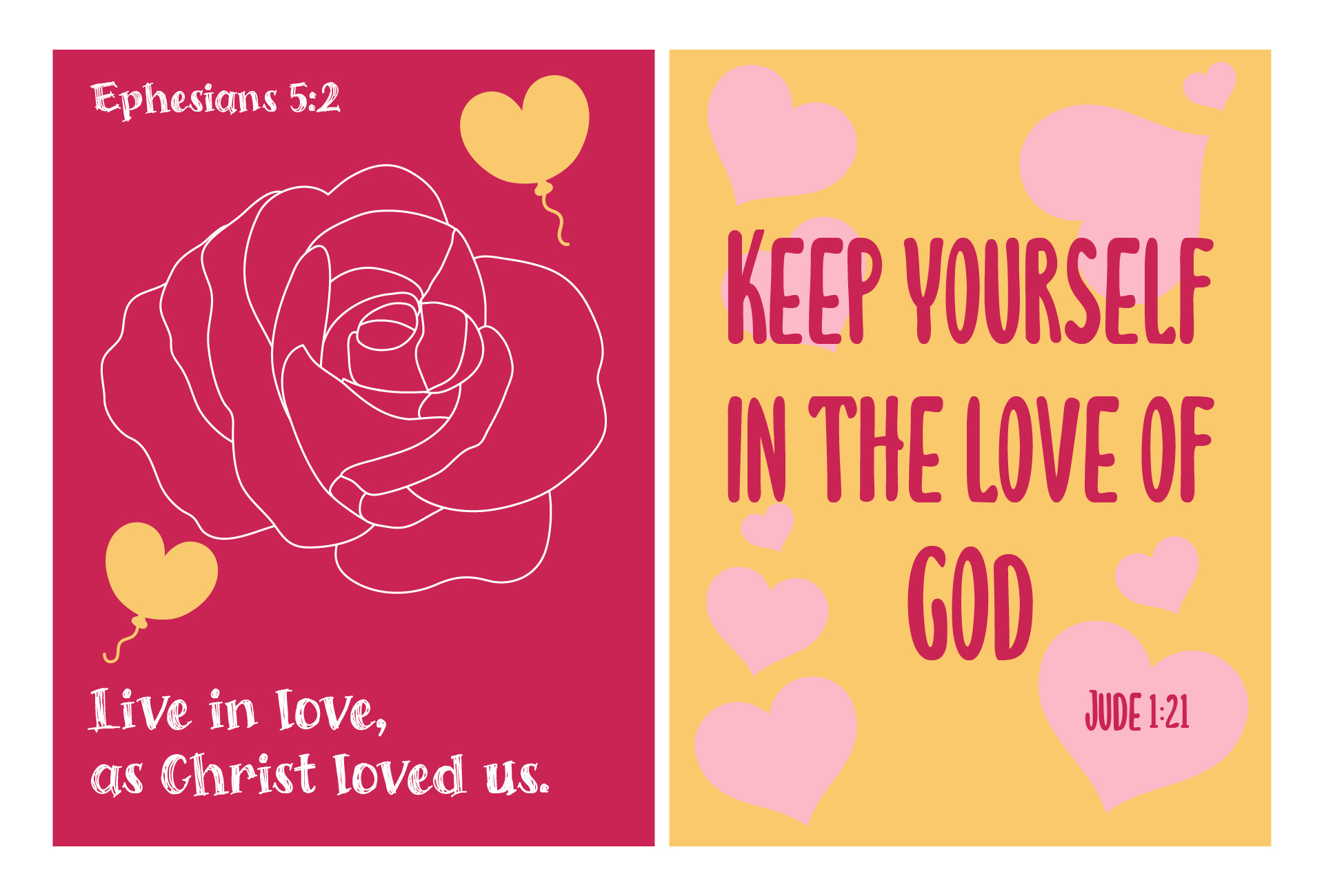 Scripture Valentine Cards Printable For Kids