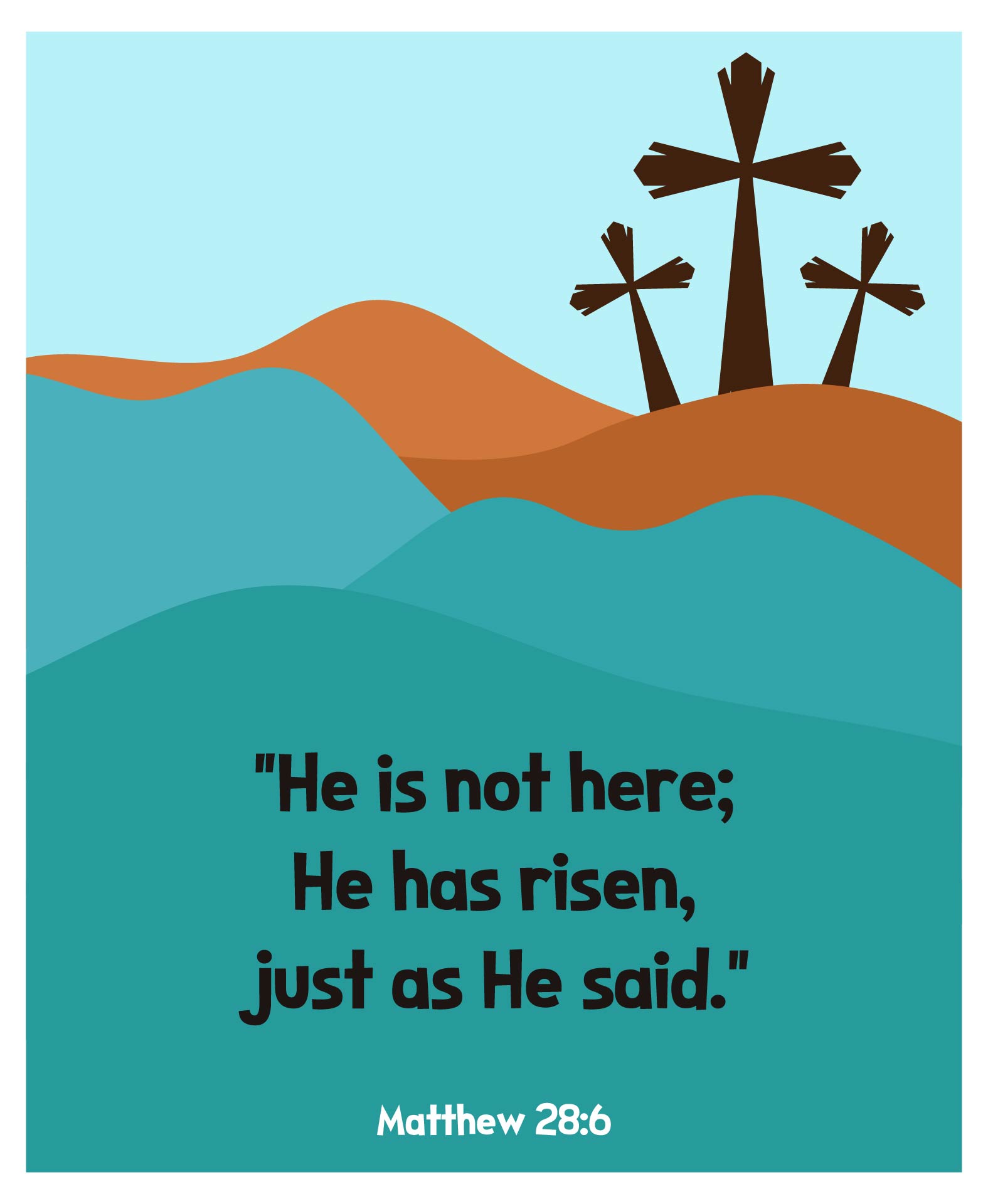 Bible Verse Easter Art Decorations