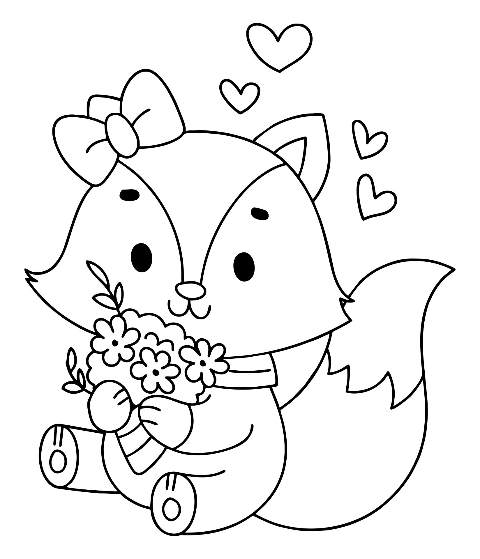 Cute Valentines Day Printable Coloring Sheets