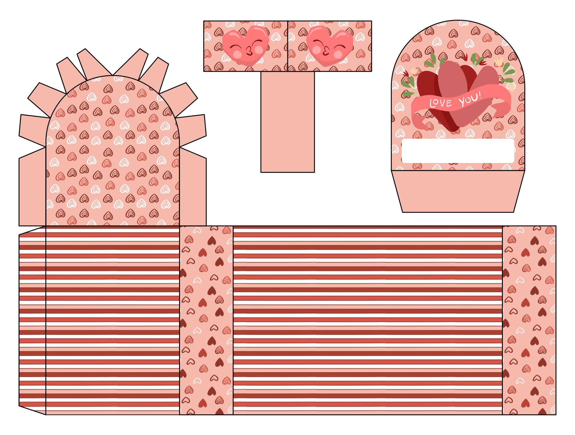 Homemade Valentine Mailbox Printables