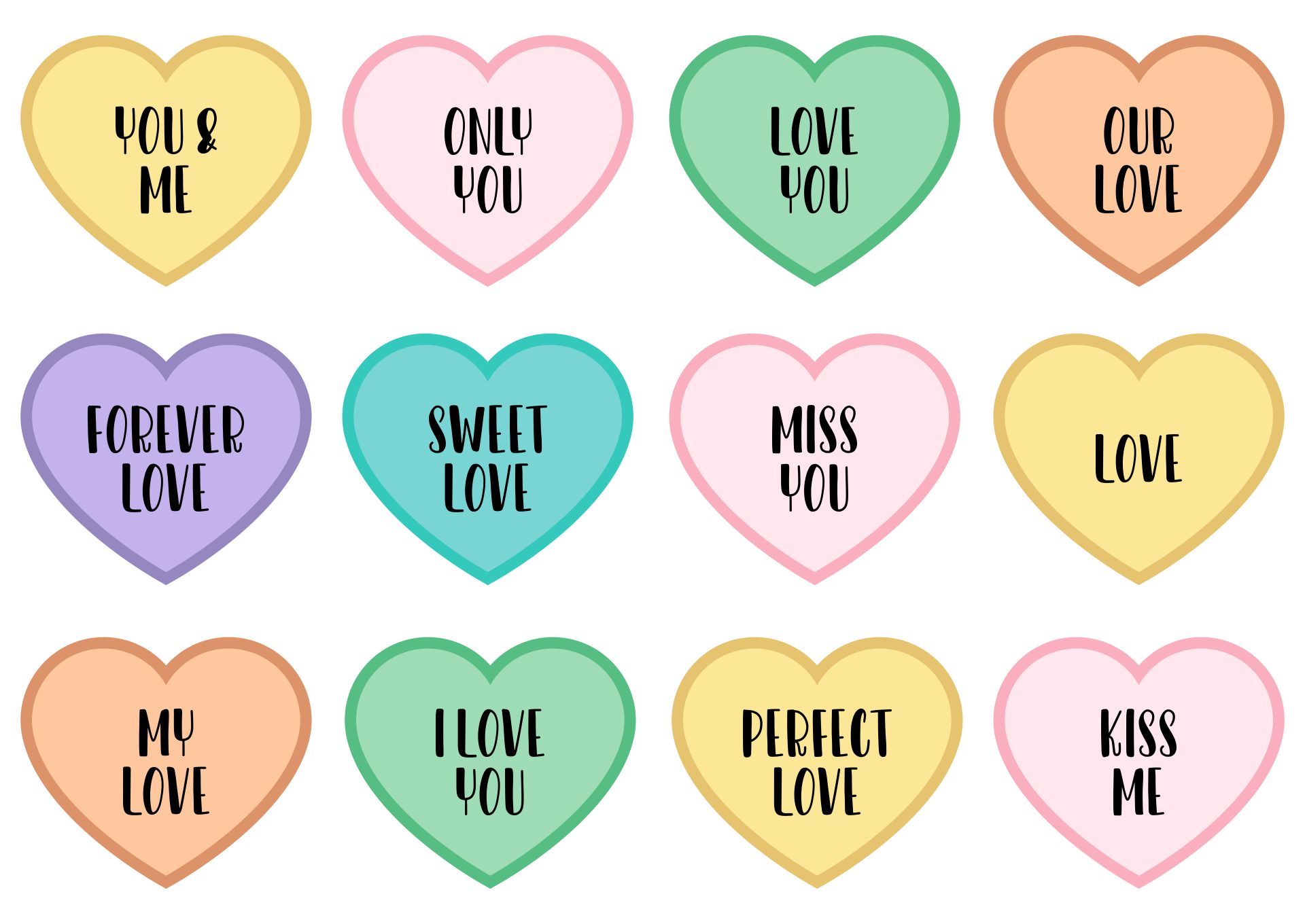 Printable Valentines Love Messages