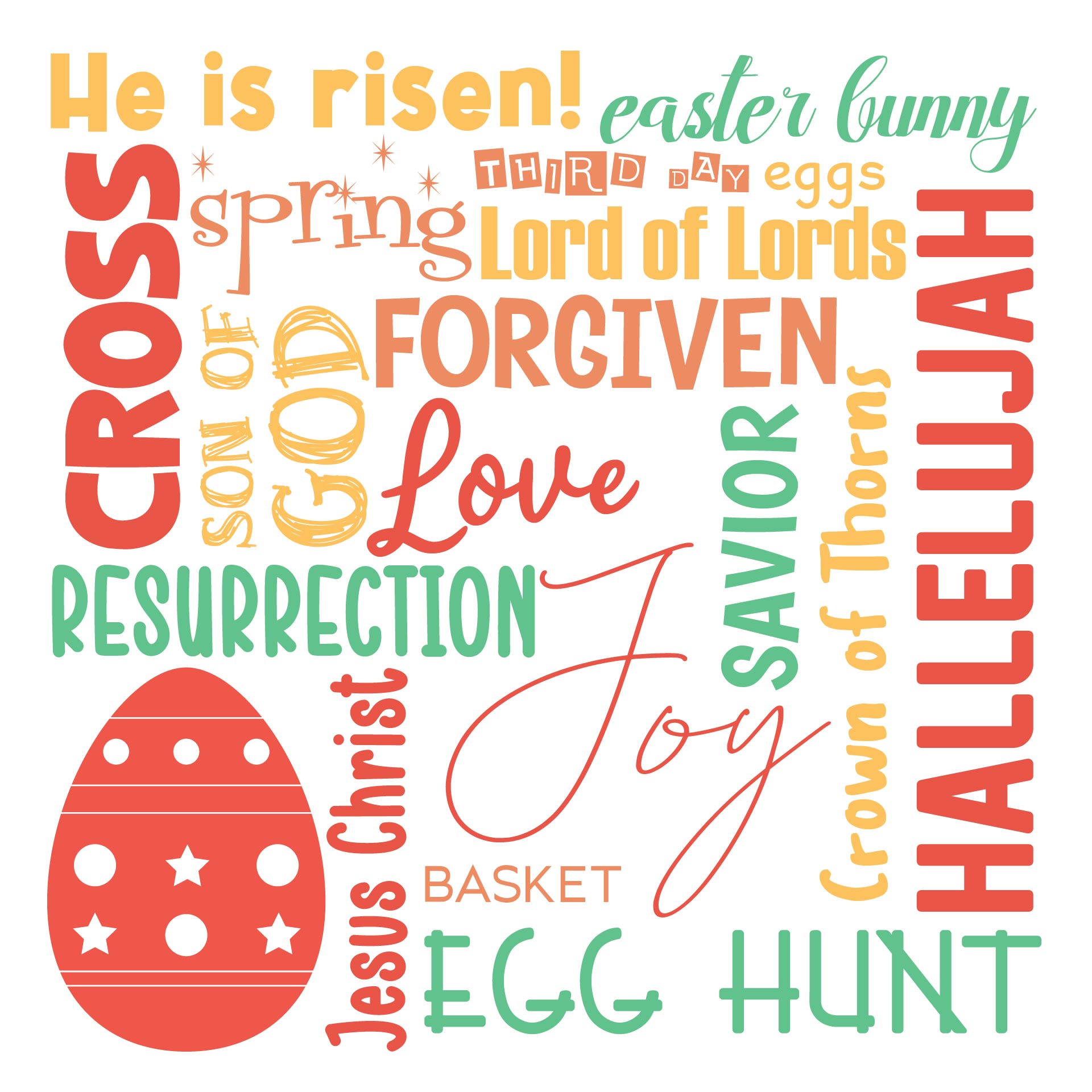 Vintage Style Easter Subway Art Printables