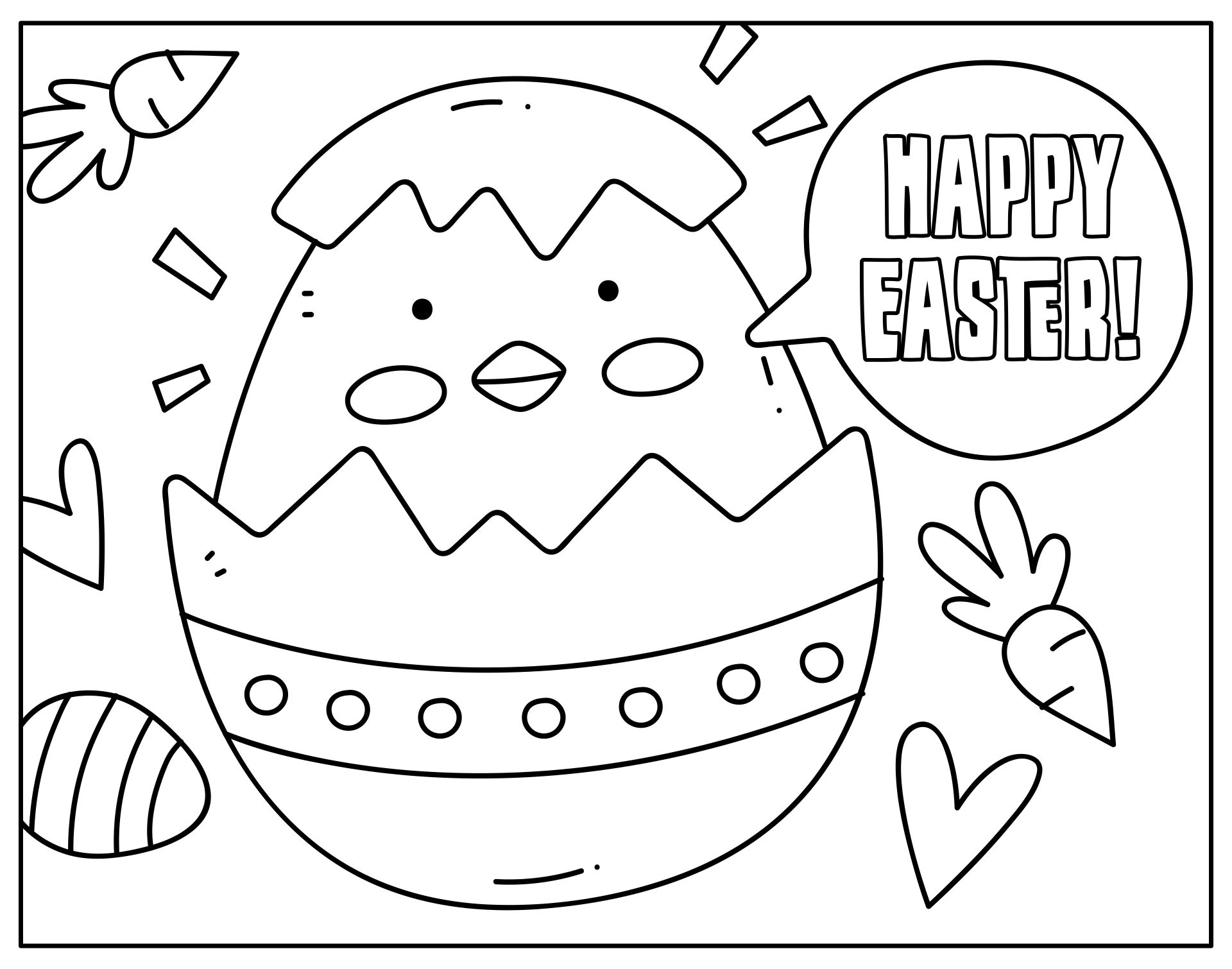 Easter Chicks Activity Pages Printables