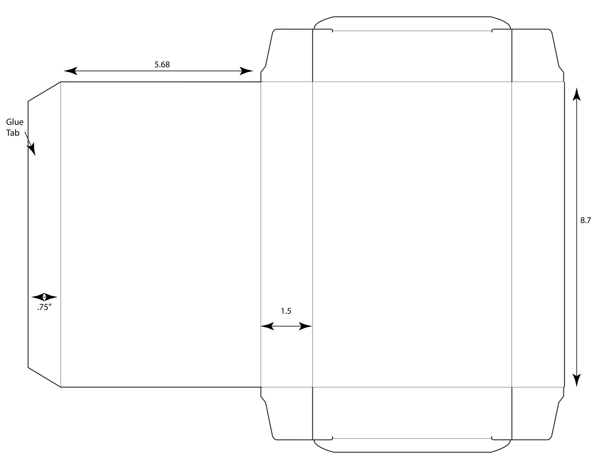 Printable Cereal Box Project Template