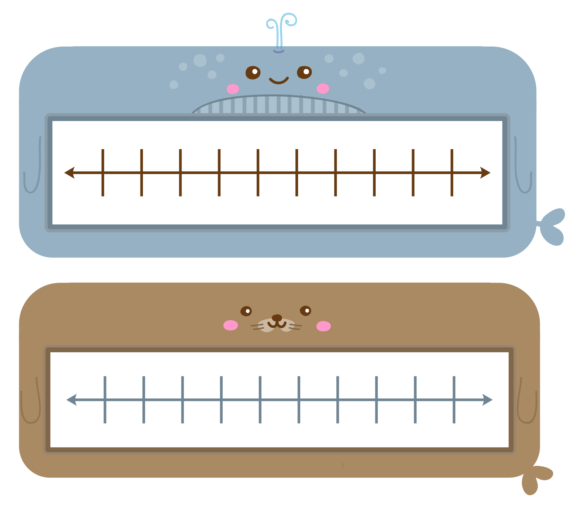 Number Line Template 7 Free PDF Printables Printablee