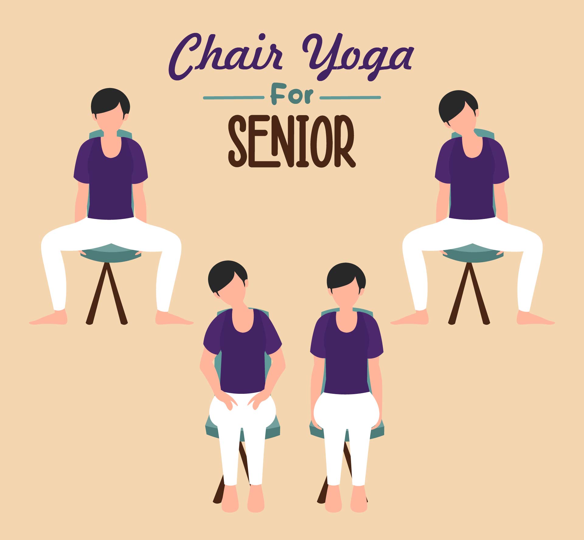 8 Best Images of Printable Chair Yoga Routines - Senior Chair Yoga ...