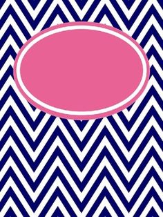 Chevron Binder Cover Templates