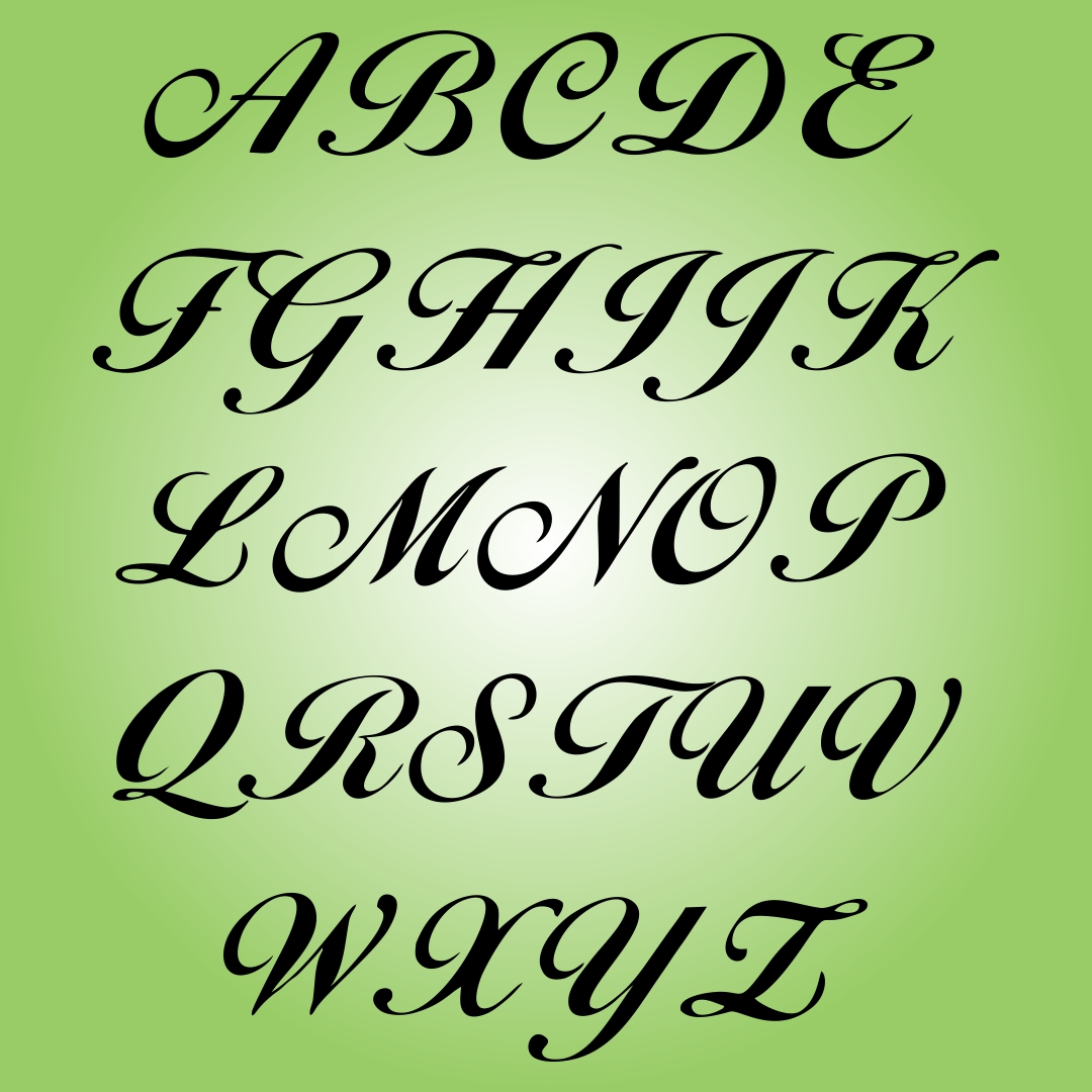 Large Fancy Printable Letters