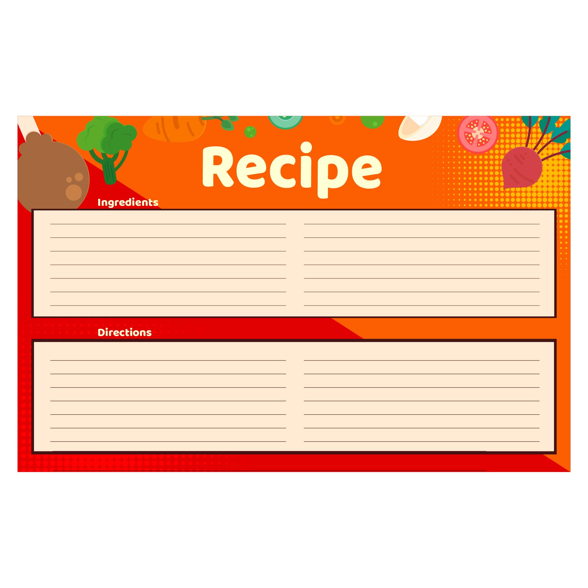 10 Best Free Printable Blank Recipe Pages PDF for Free at Printablee