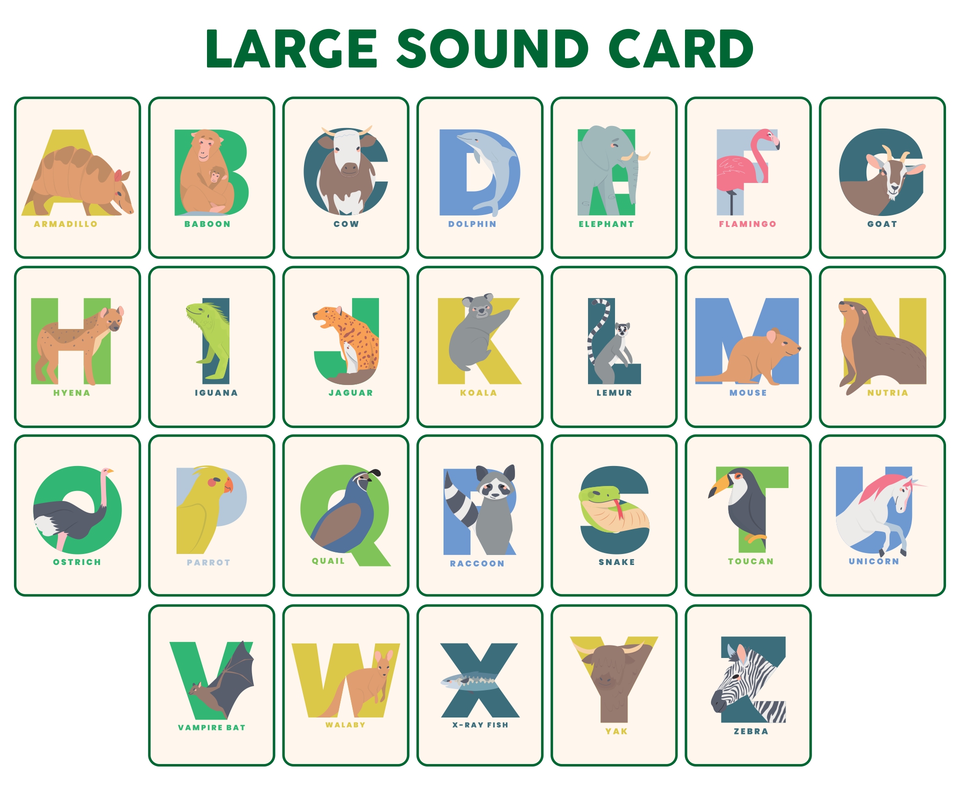 10 Best Fundations Sound Cards Printable PDF For Free At Printablee