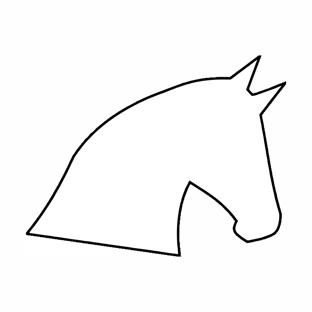 10 Best Horse Head Template Printable PDF For Free At Printablee