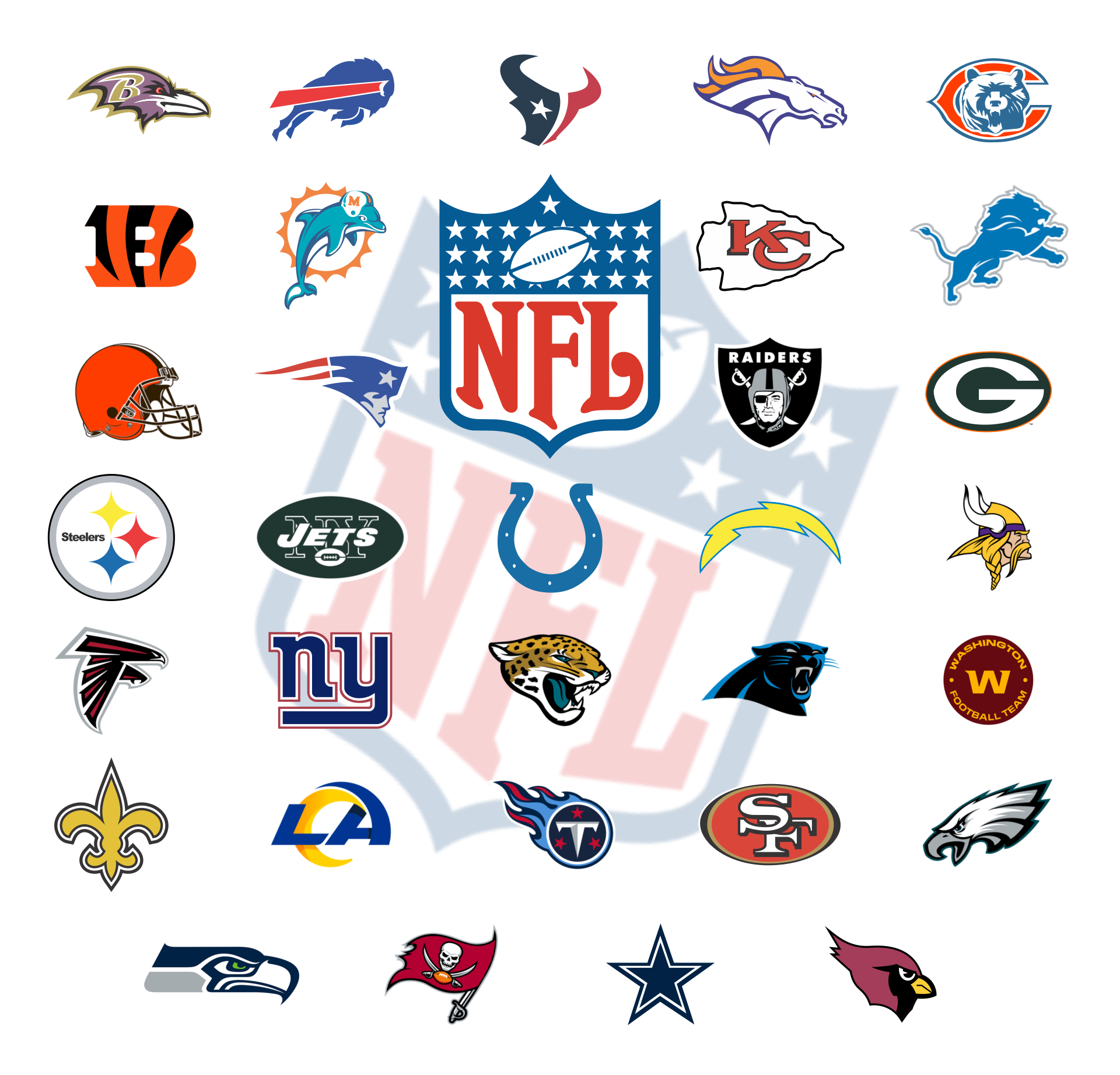 Nfl Team Logos Printable