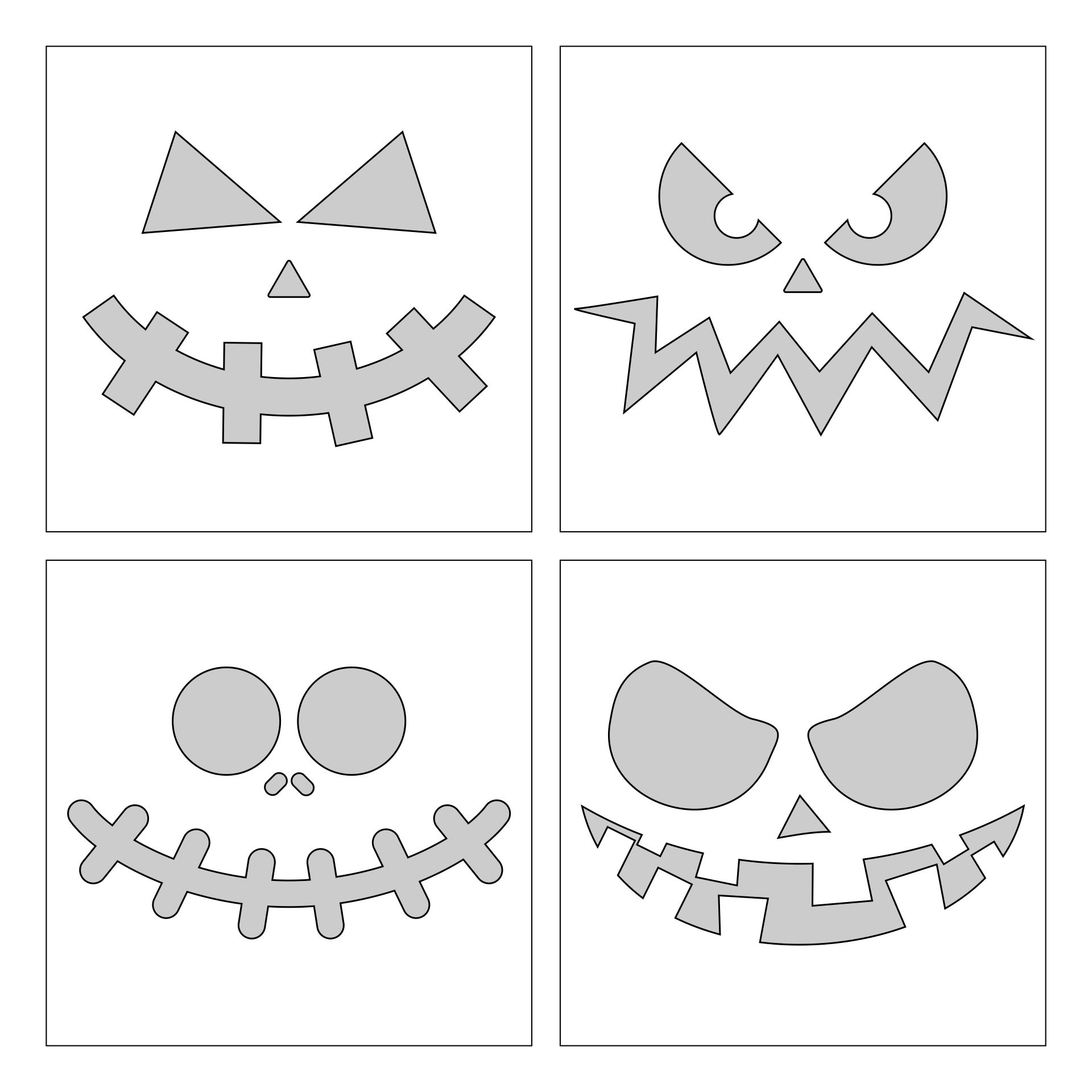 9 Best Images of Printable Halloween Pumpkin Carving Designs - Free ...